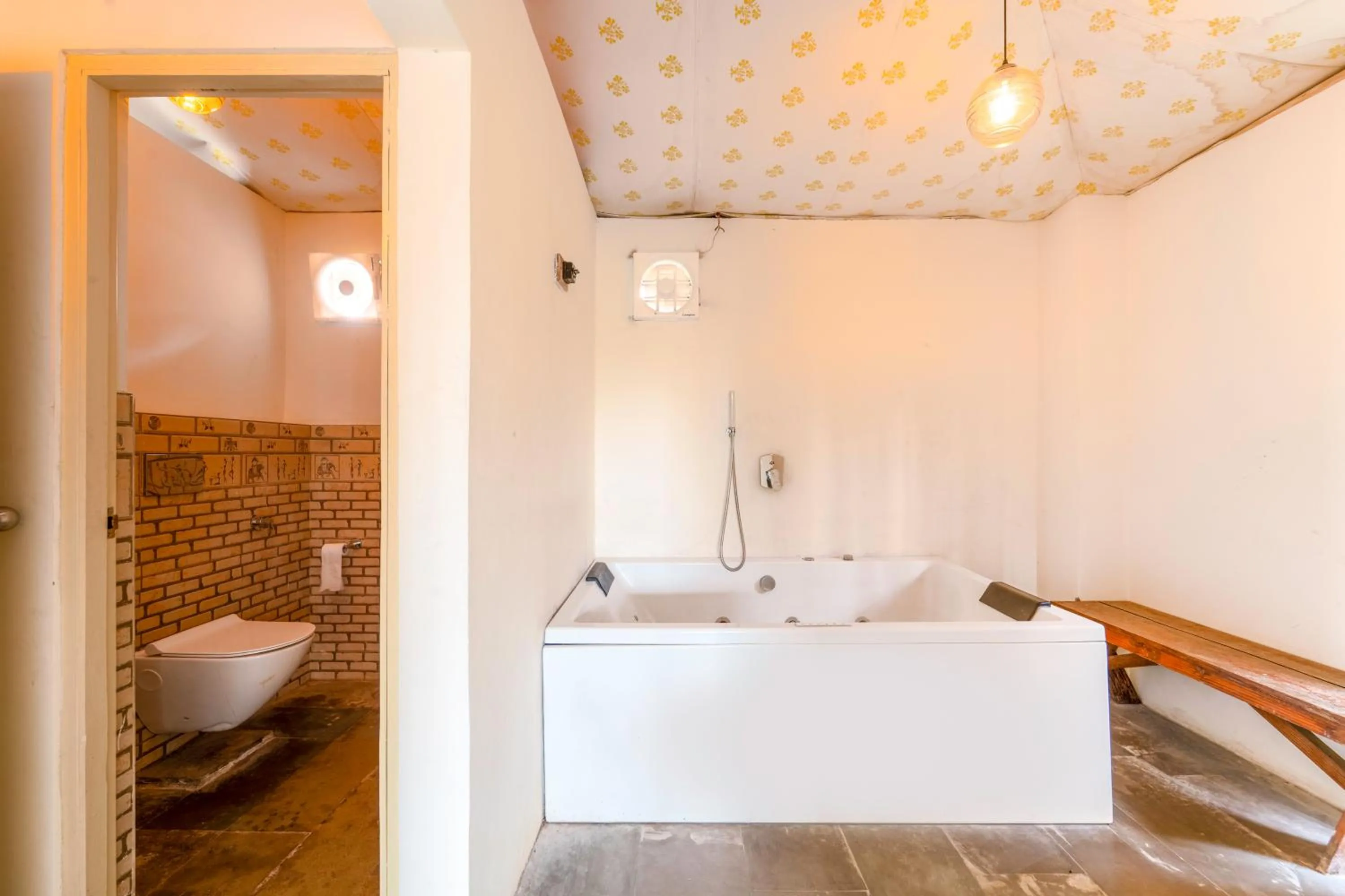 Bathroom in Aranya by Stories