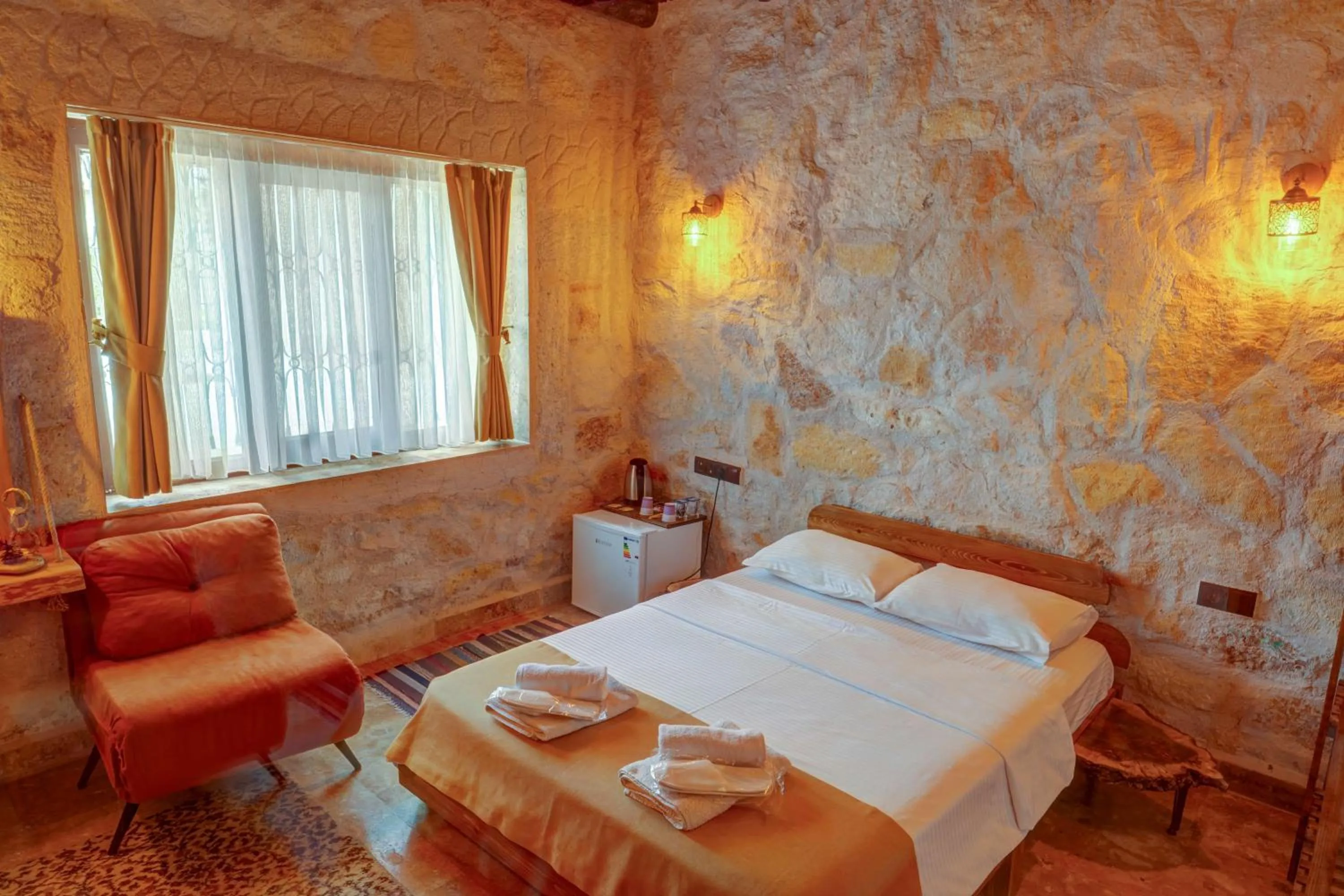 Bed in Ceran Stone House