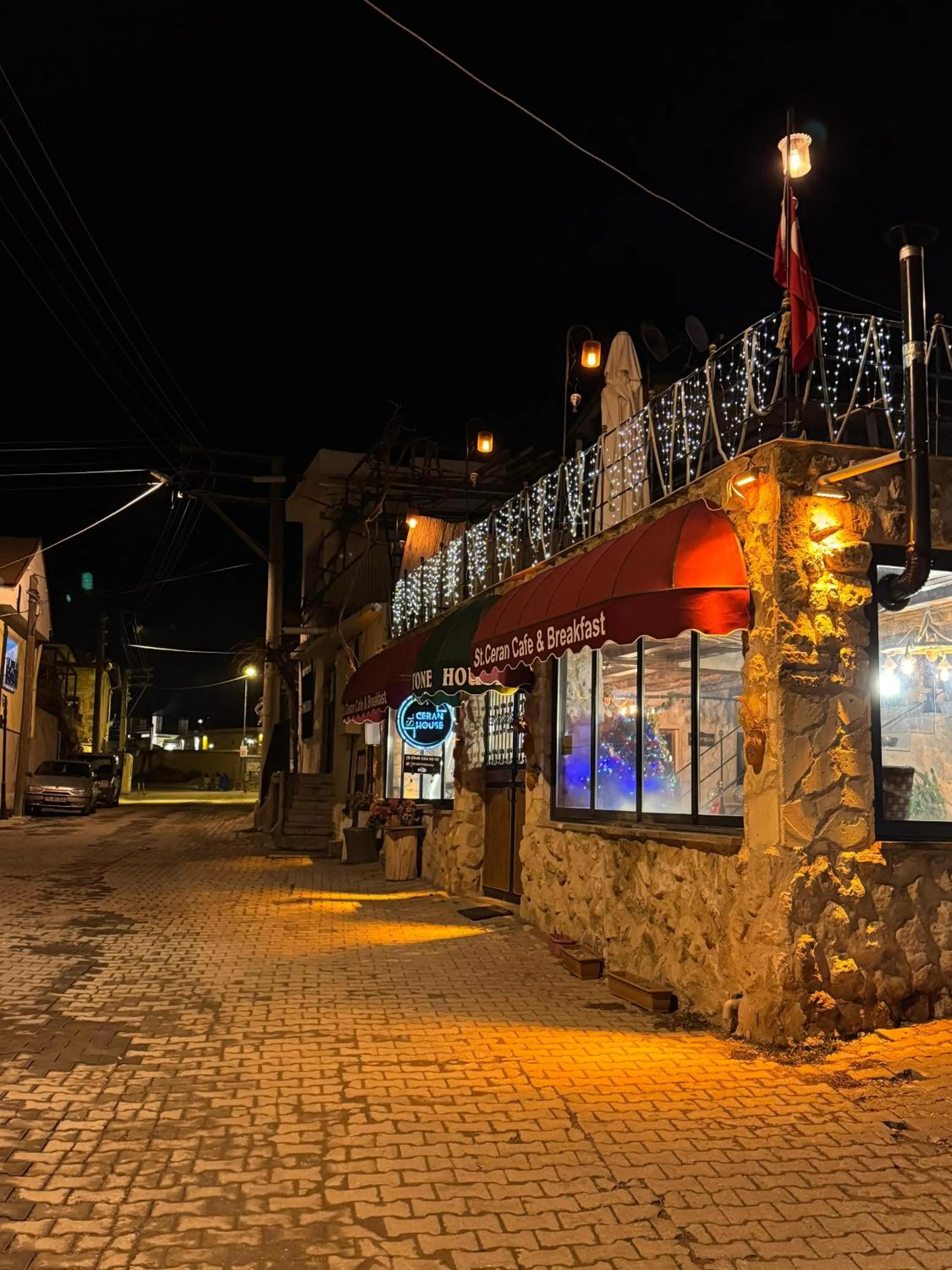 Off site in Ceran Stone House