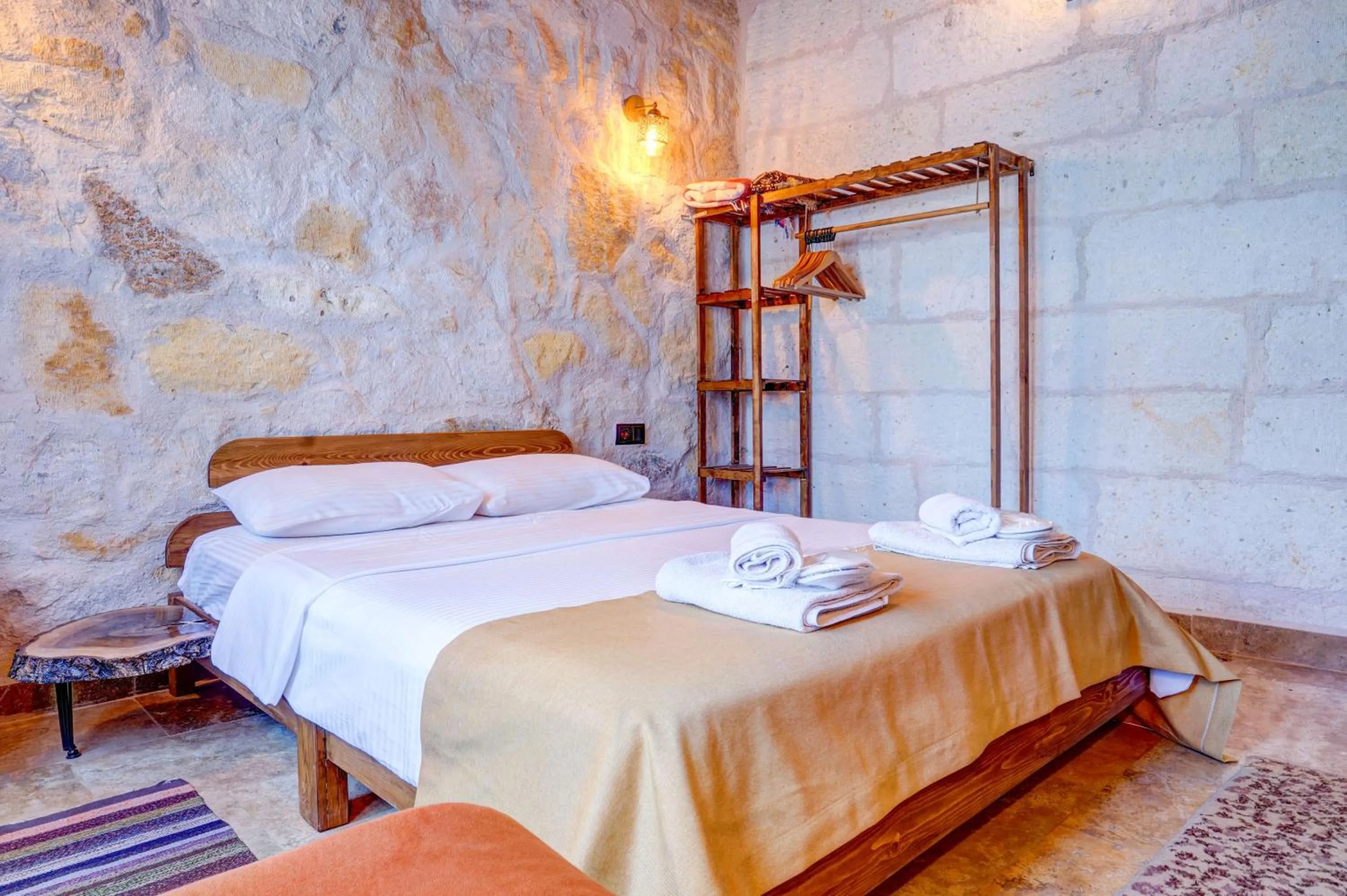 Bed in Ceran Stone House
