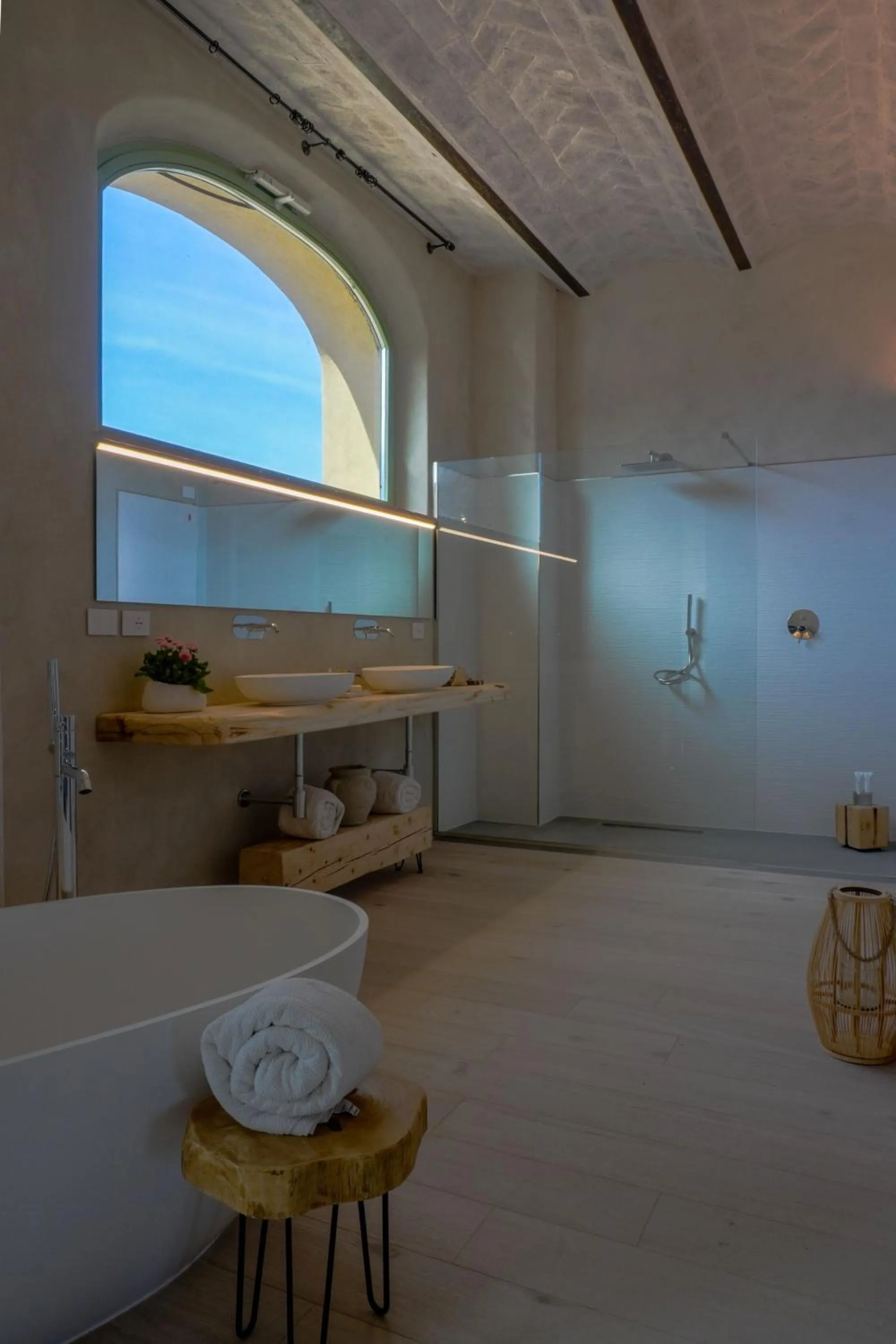 Bathroom in Tenuta d'Arbia, Siena