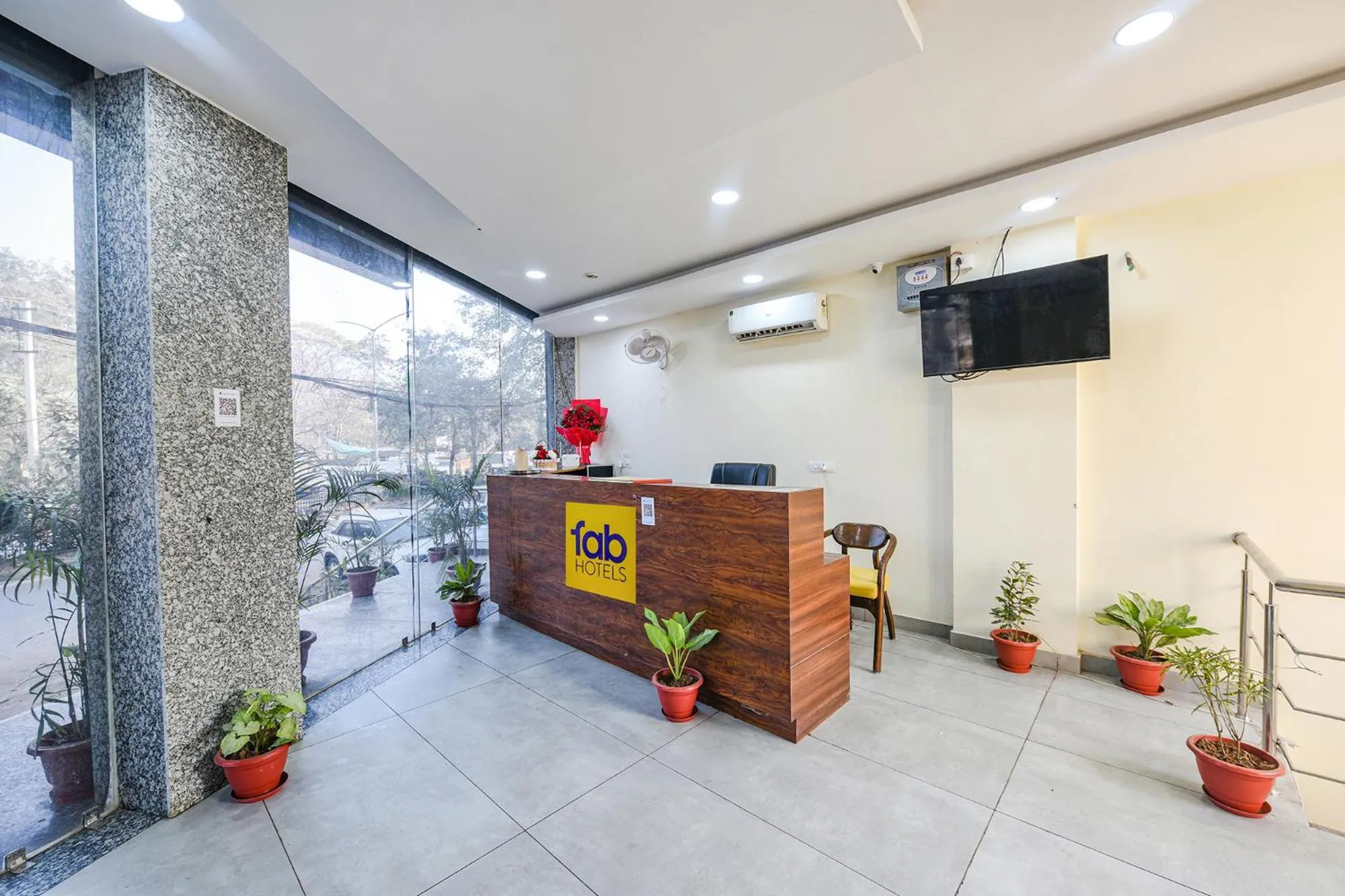 Lobby or reception in FabHotel HC Dream Majestic