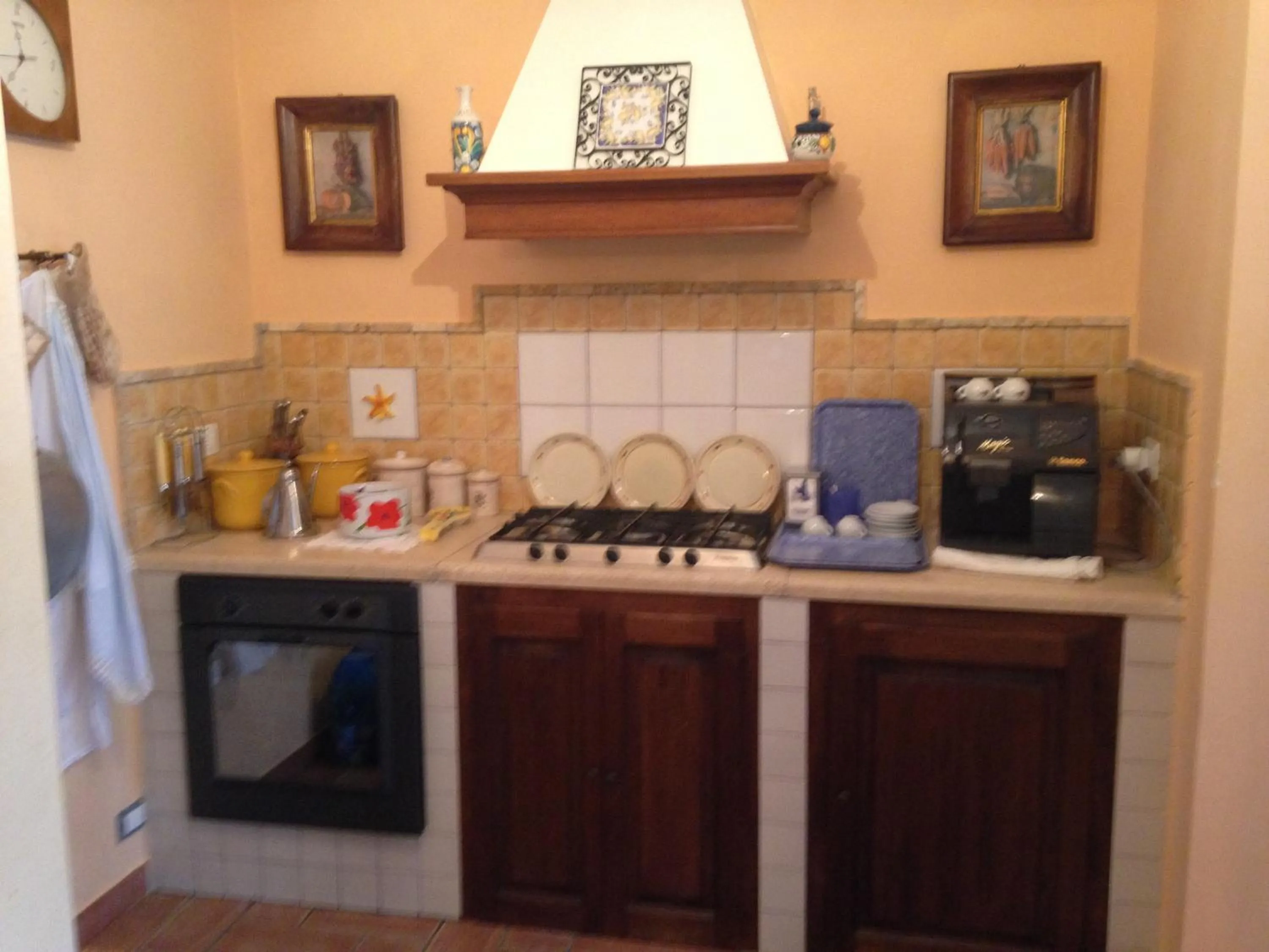 Kitchen or kitchenette in Al Vecchio Camino