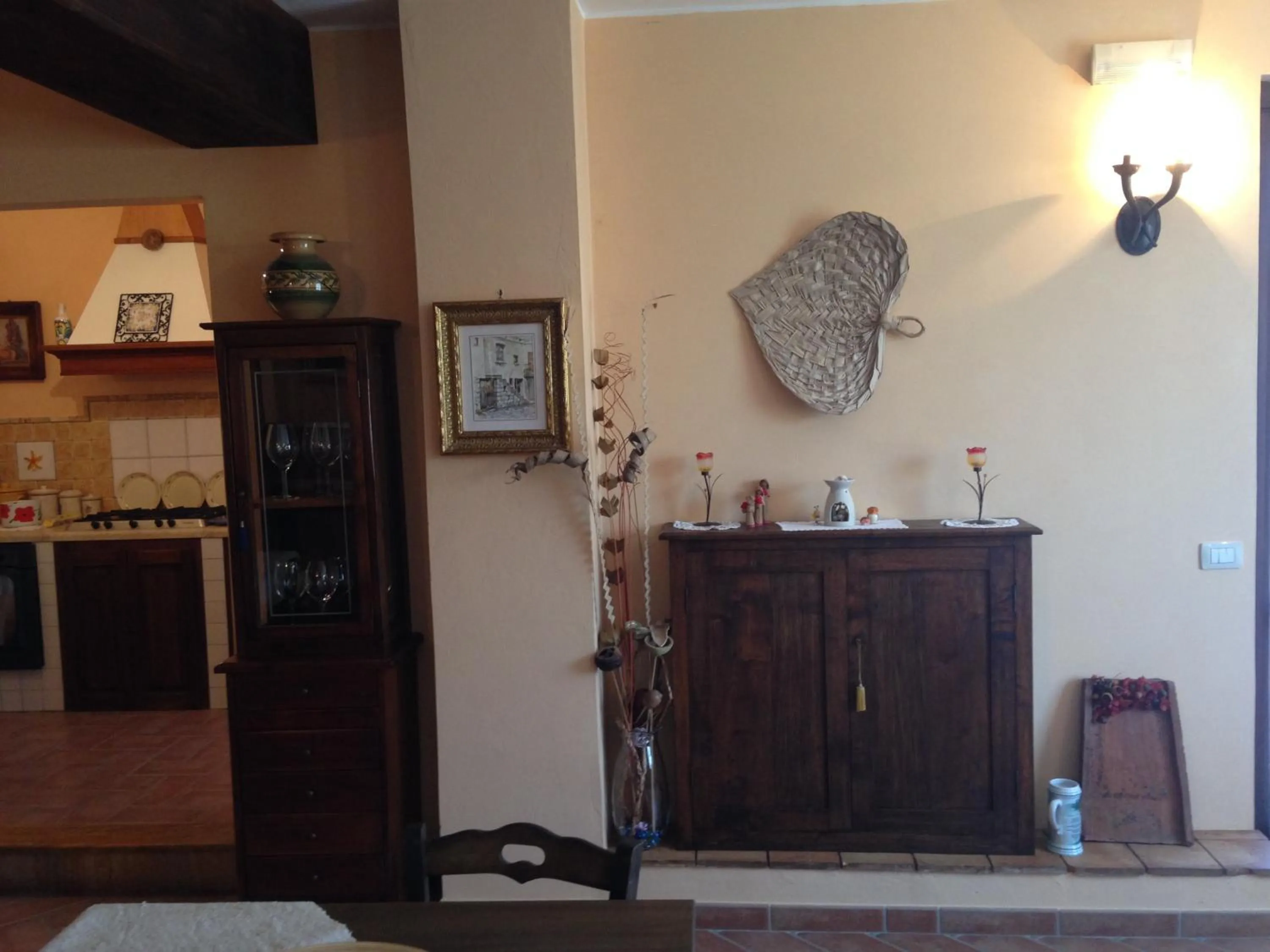 Kitchen or kitchenette in Al Vecchio Camino