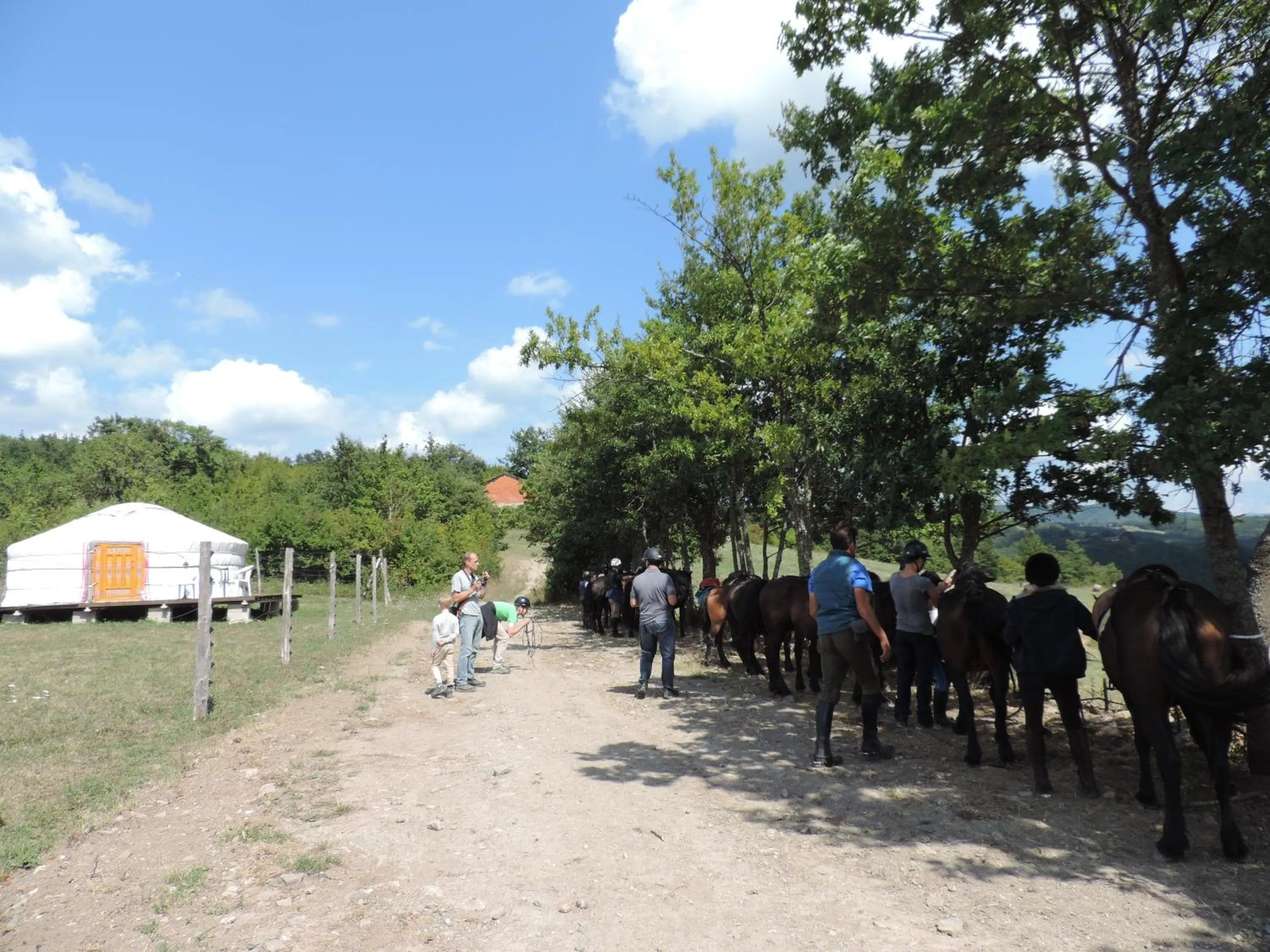 Horse-riding in Società Agricola Cacigolara