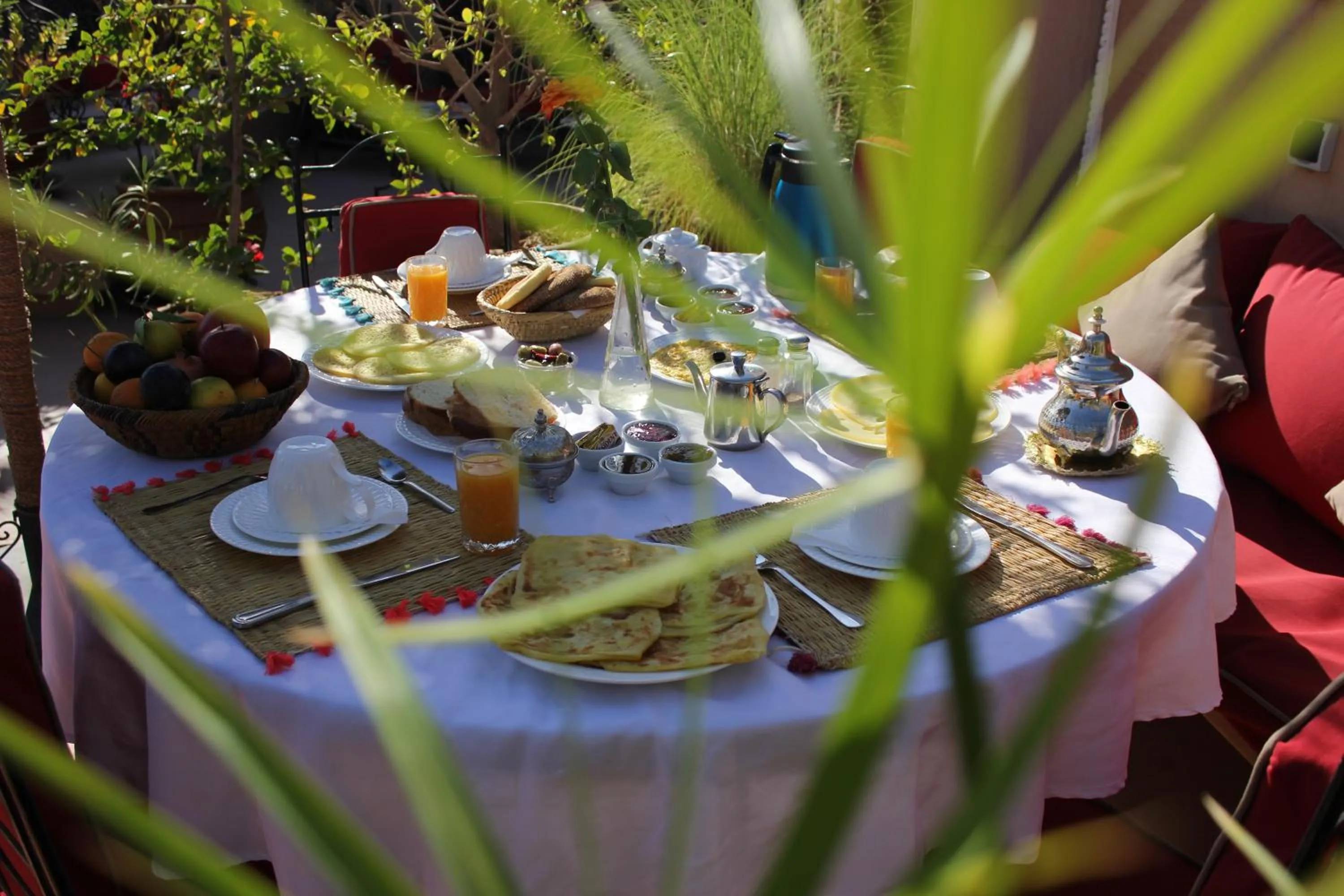 Breakfast in Riad Jnan El Cadi