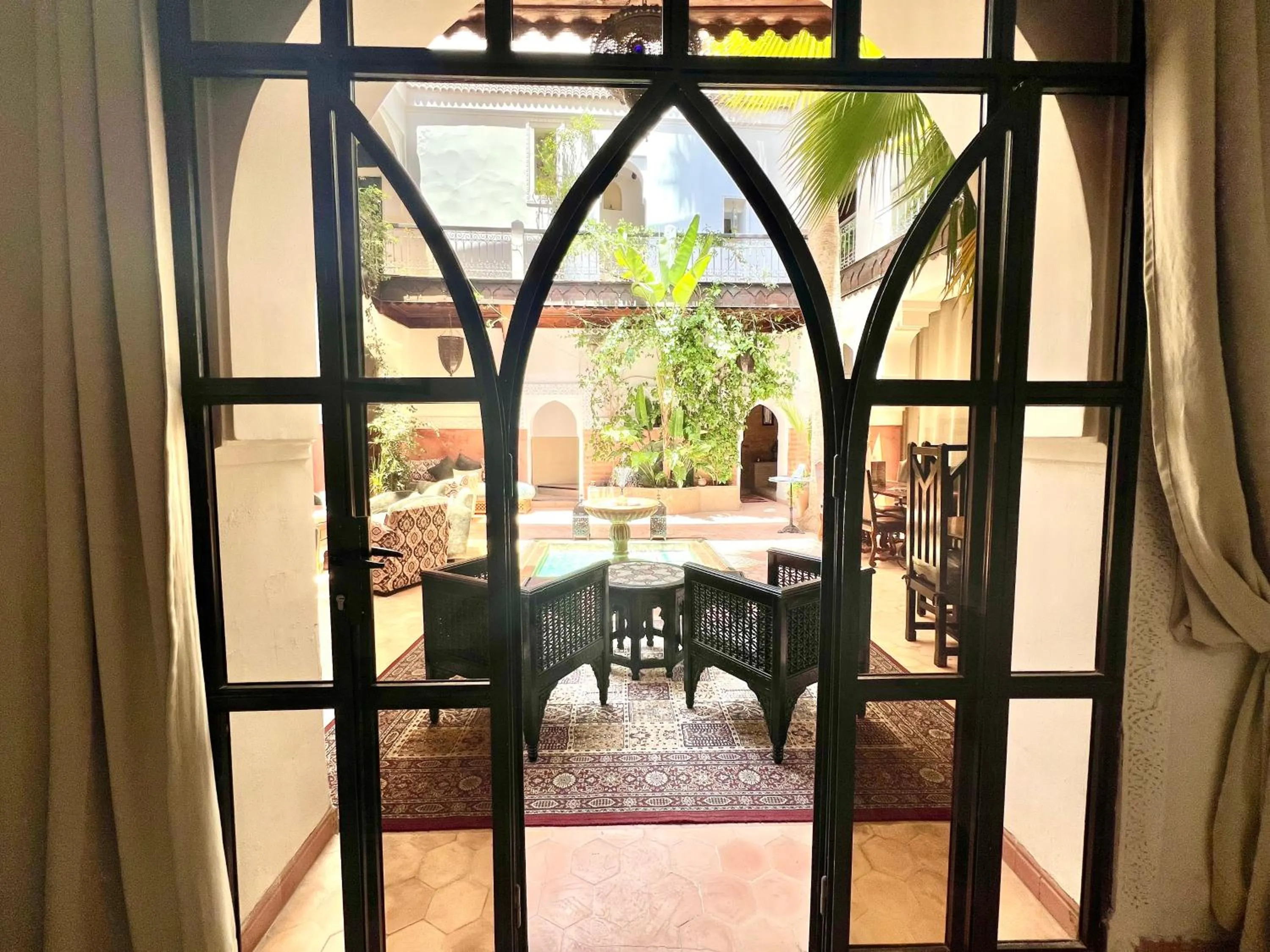 Garden view in Riad Jnan El Cadi