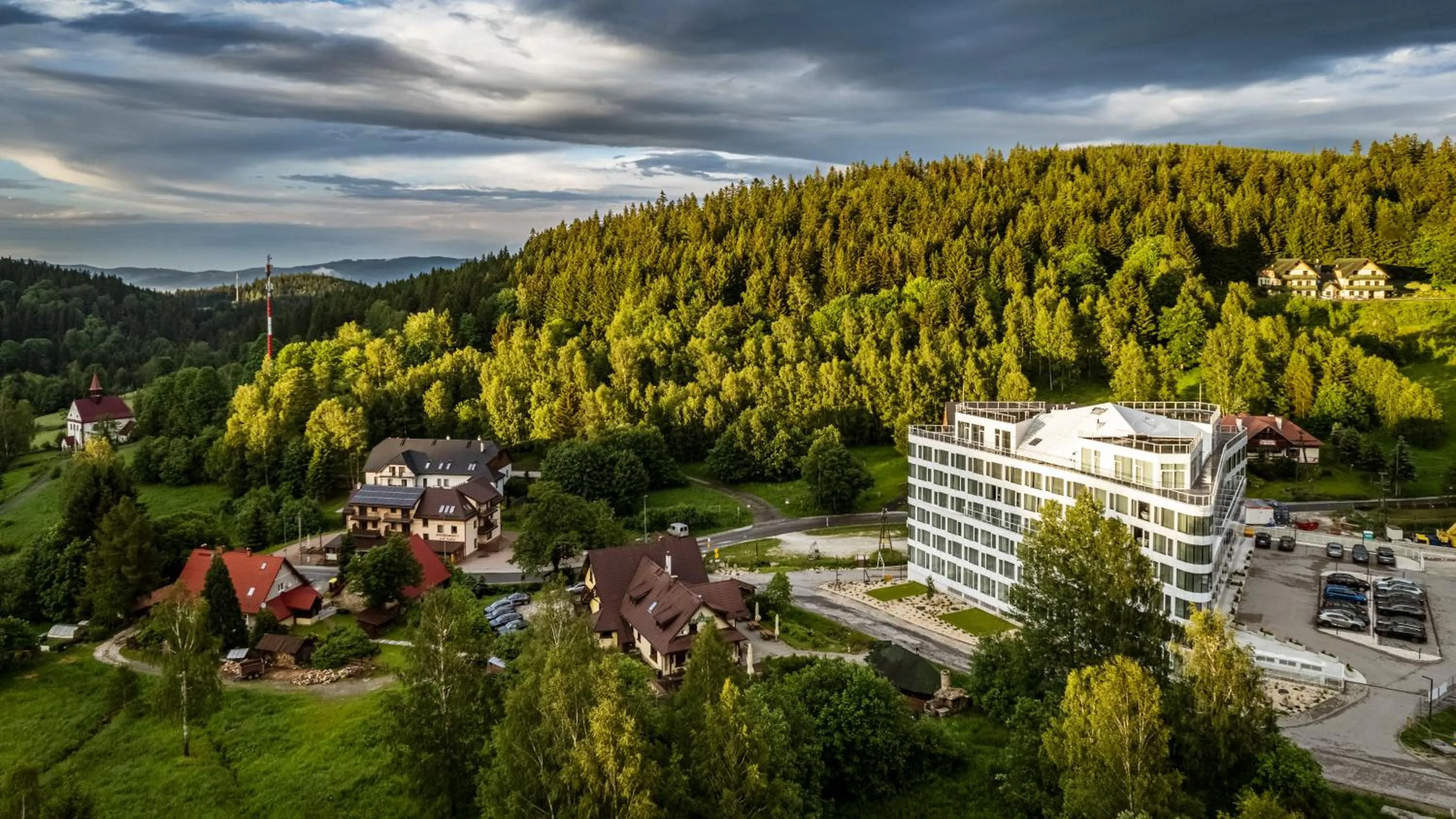 Property building in Aparthotel Biała Perła - Czarna Góra Resort, Sun & Snow