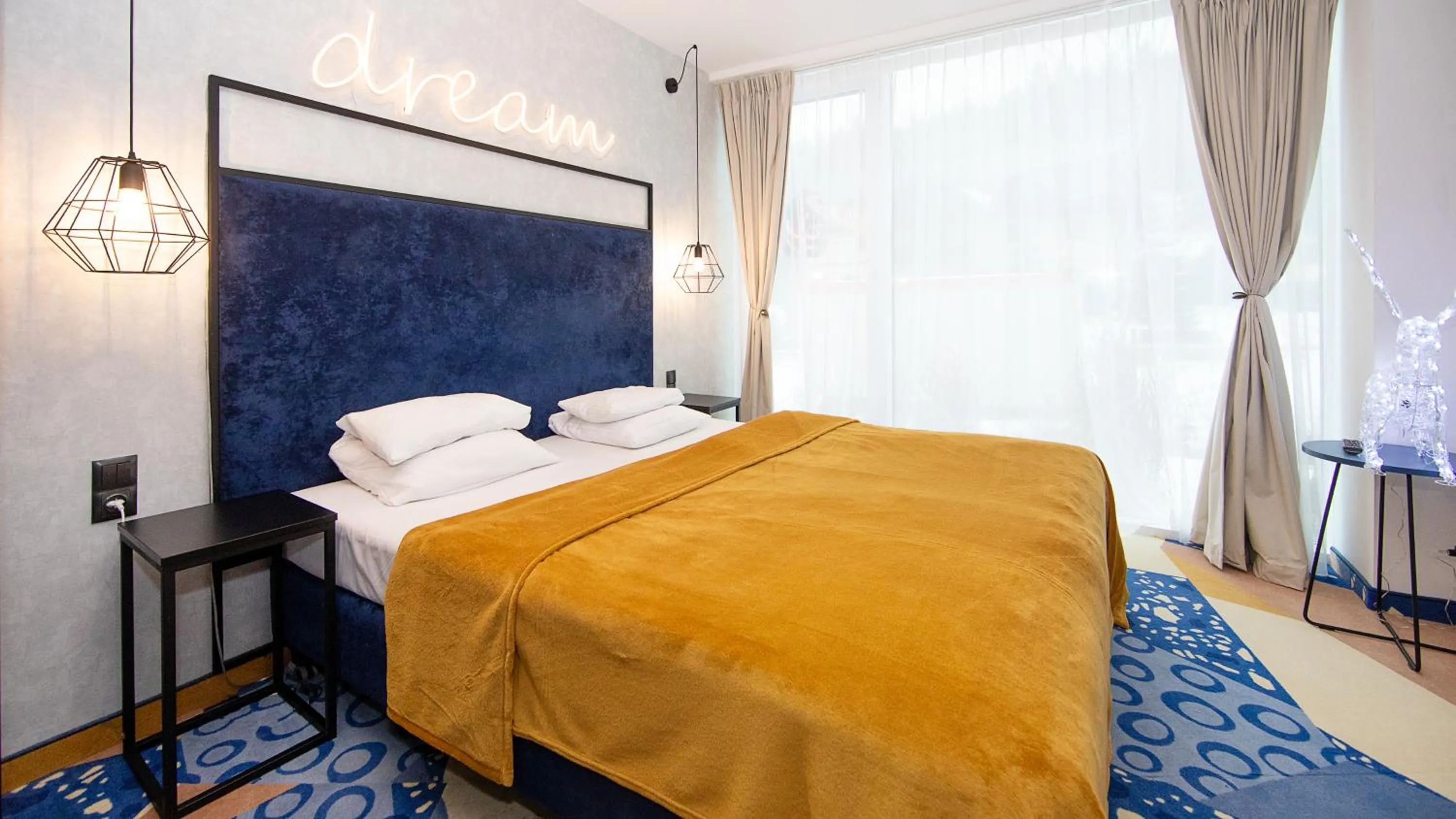 Bed in Aparthotel Biała Perła - Czarna Góra Resort, Sun & Snow