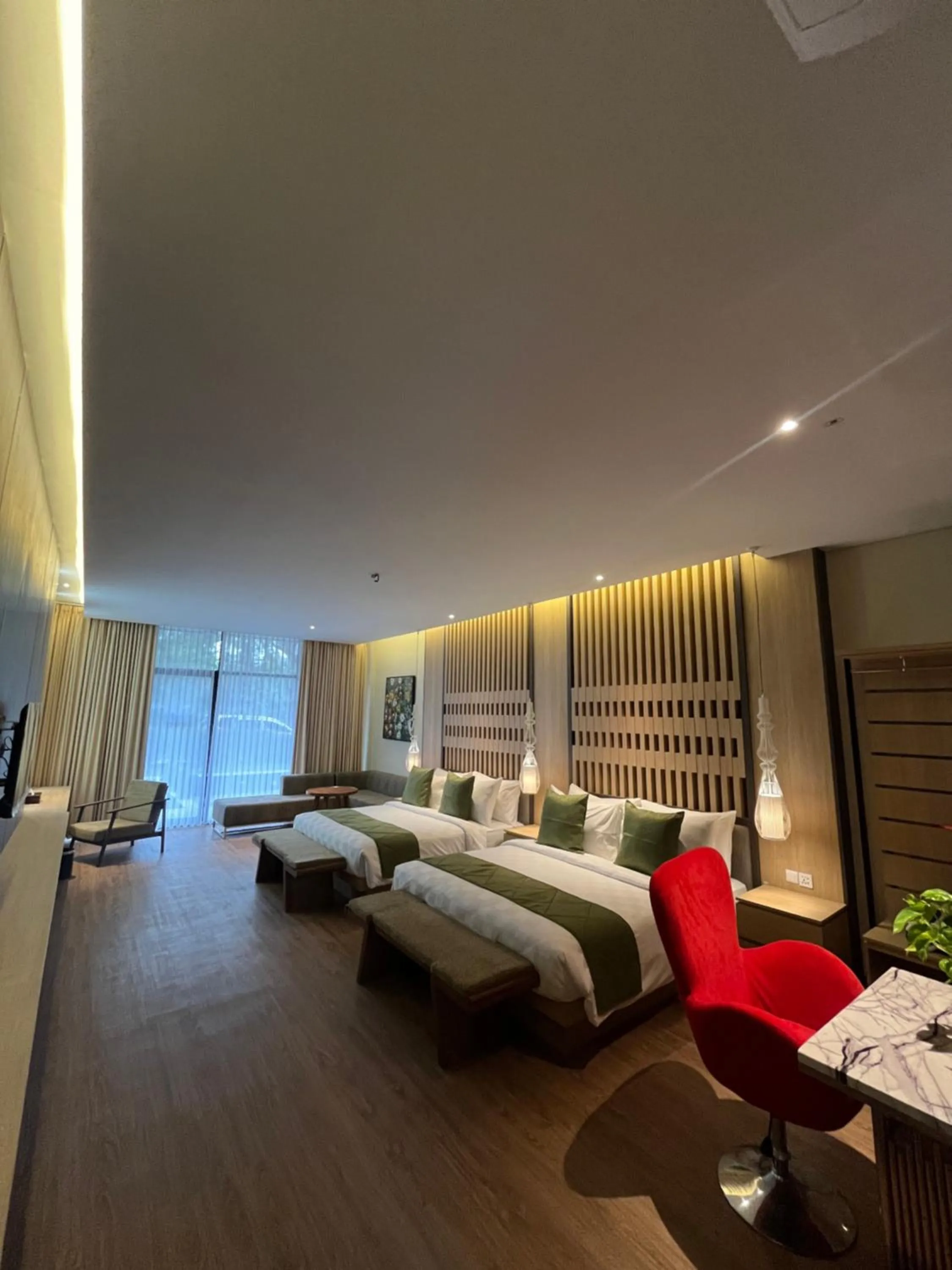 Bedroom, Bed in Wyndham Garden Yogyakarta Hotel Conference & Action Park