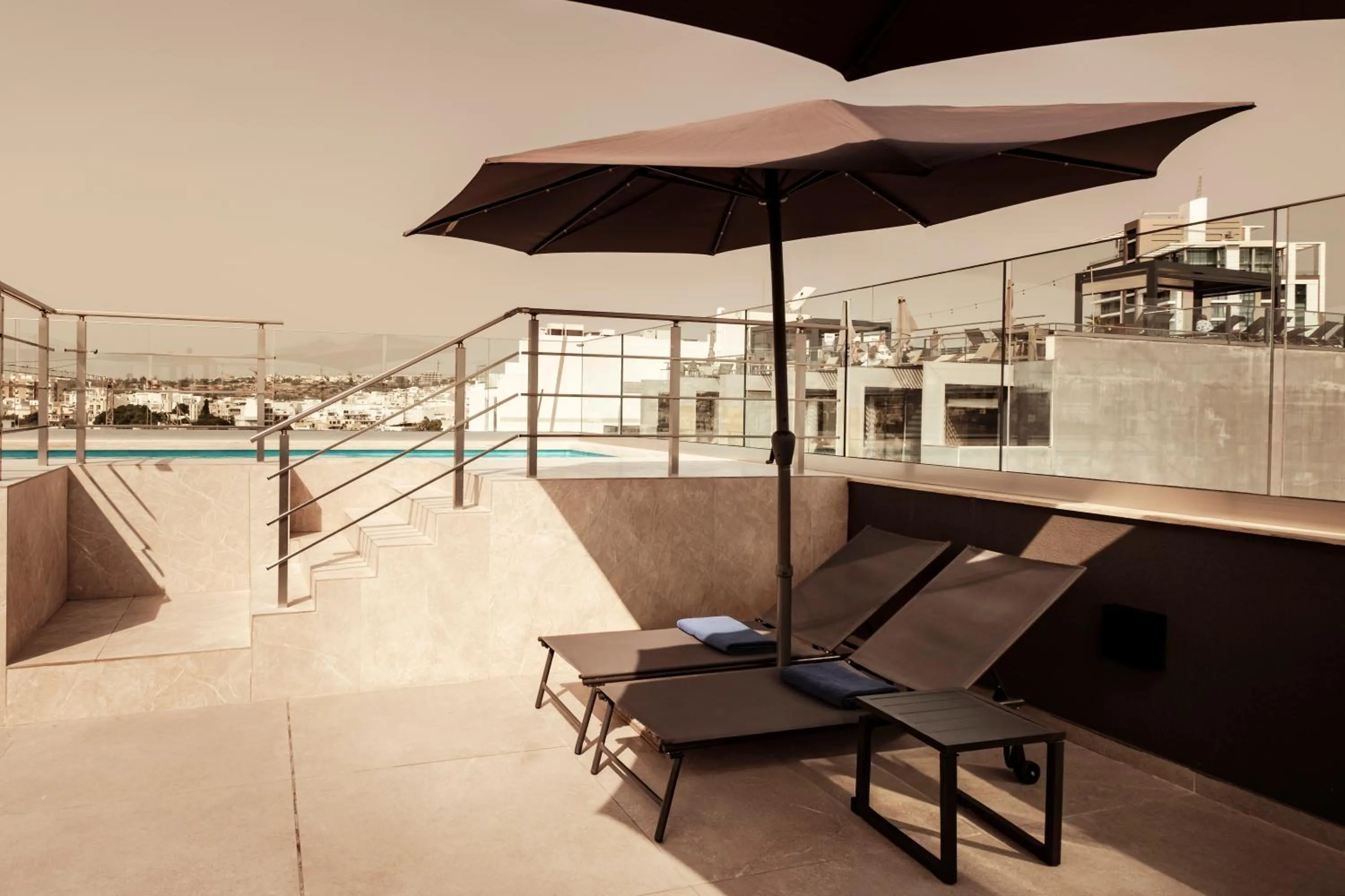 sunbed in Spinola Hotel