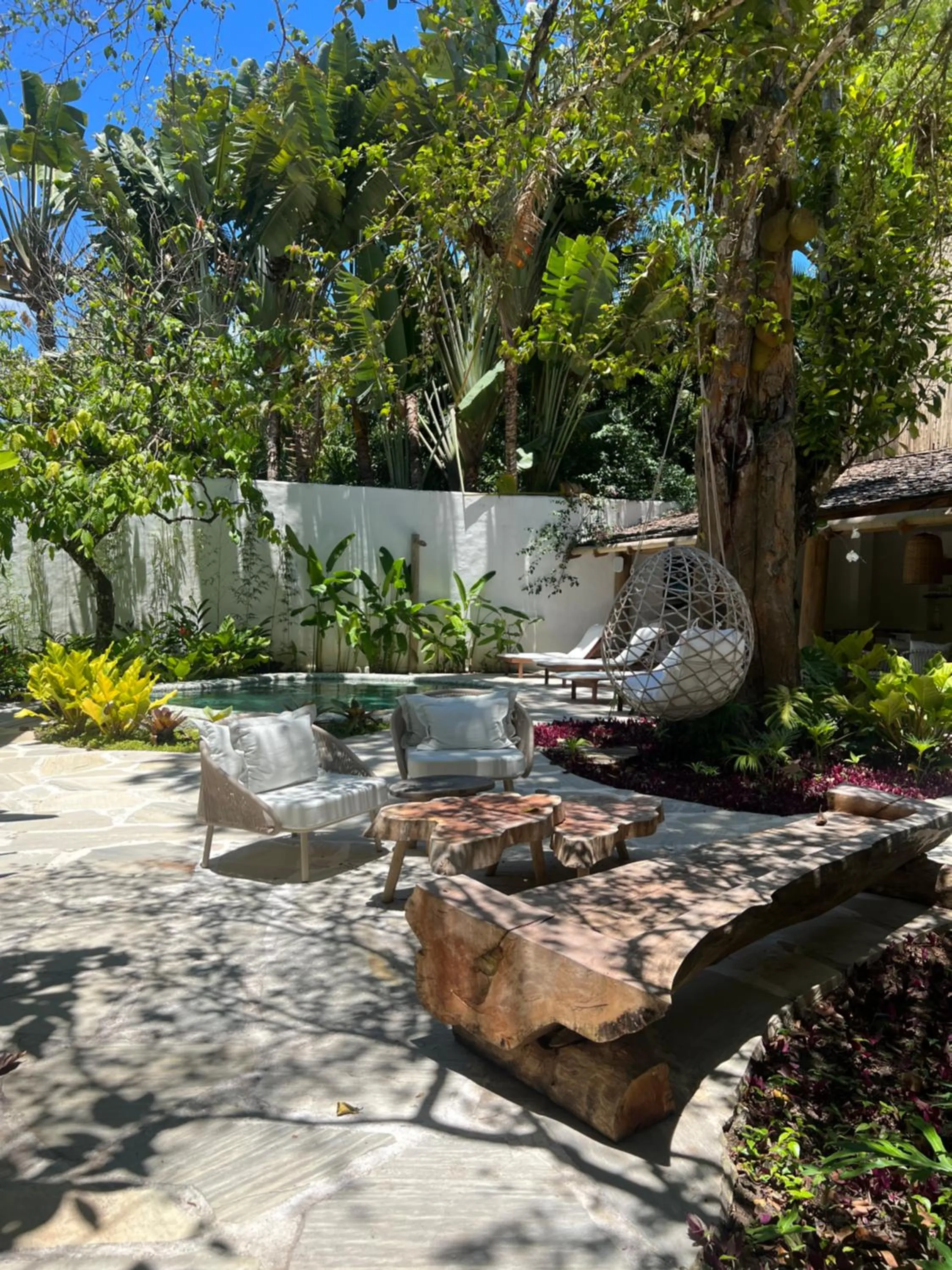 Patio in Hotel Vila São João