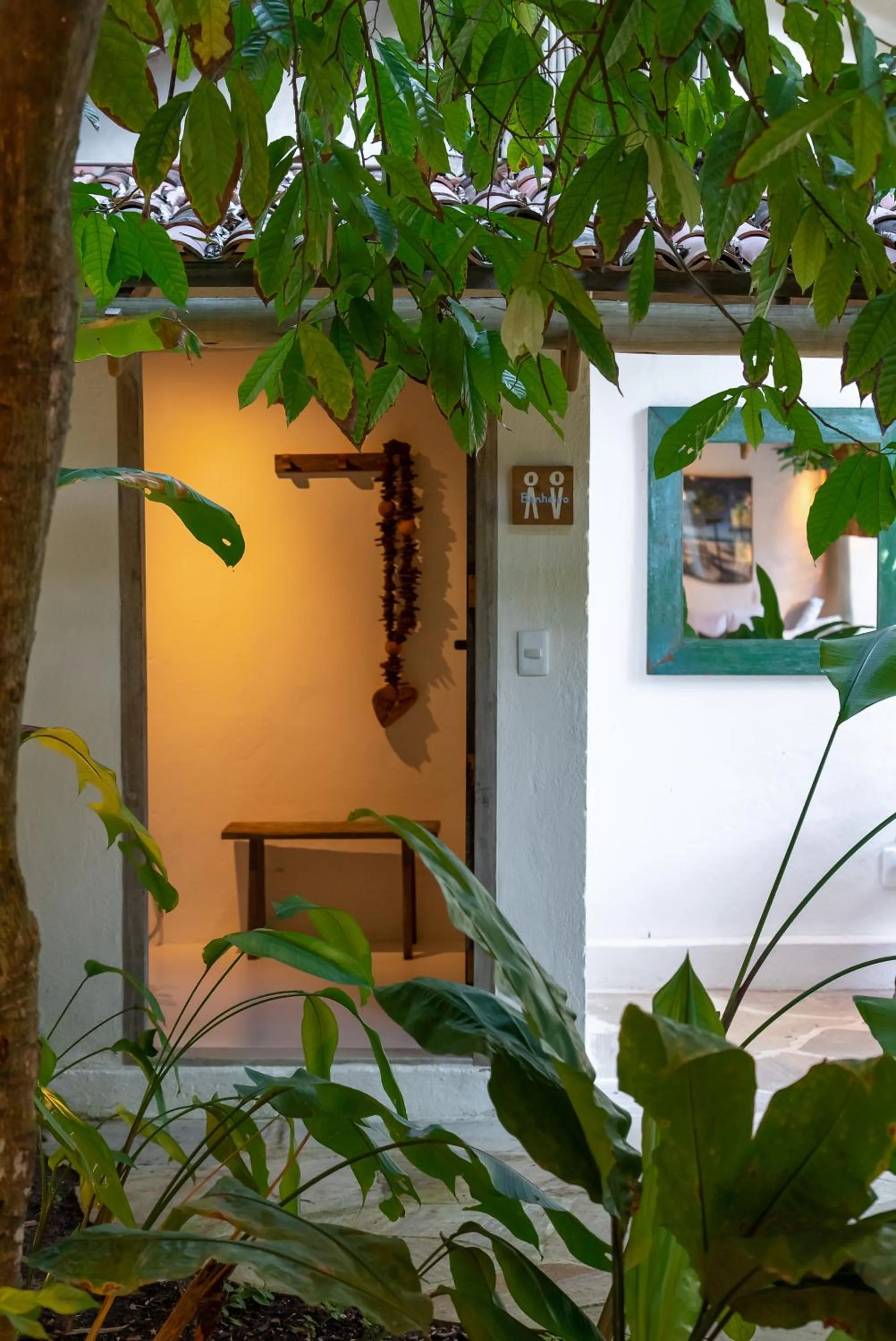 Garden view in Hotel Vila São João