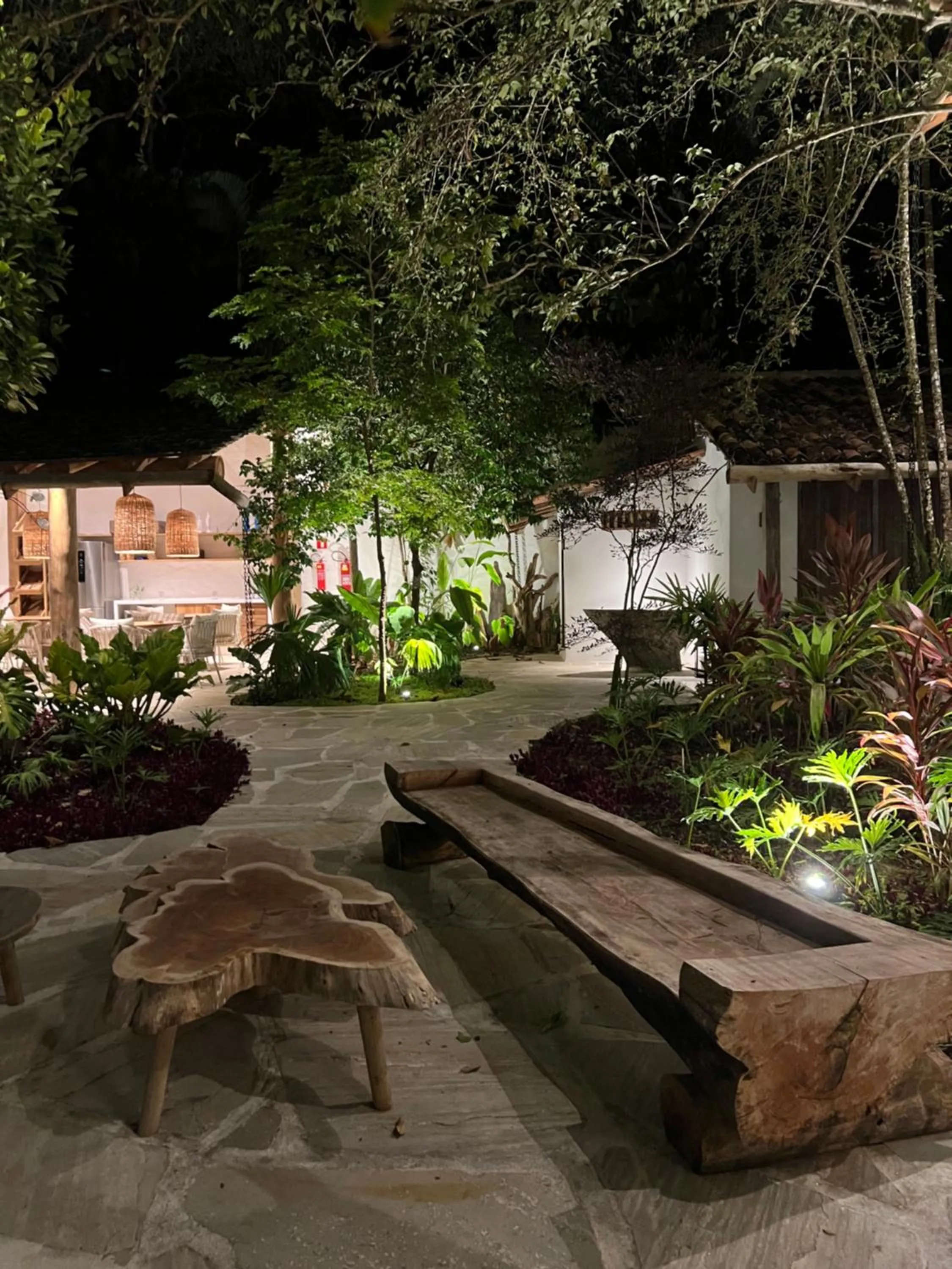 Garden view in Hotel Vila São João