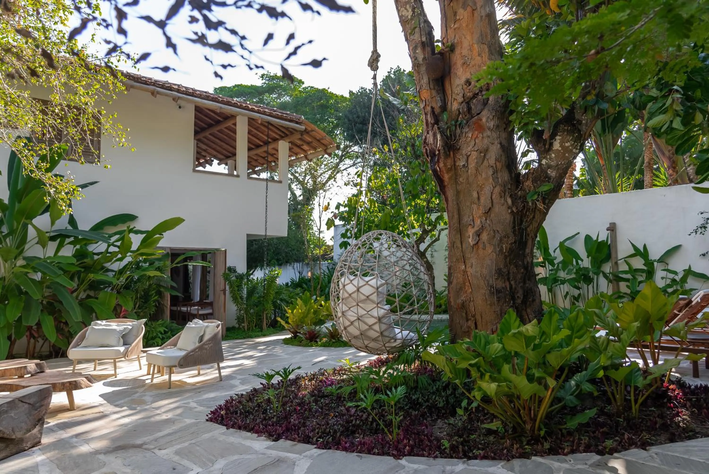 Patio in Hotel Vila São João