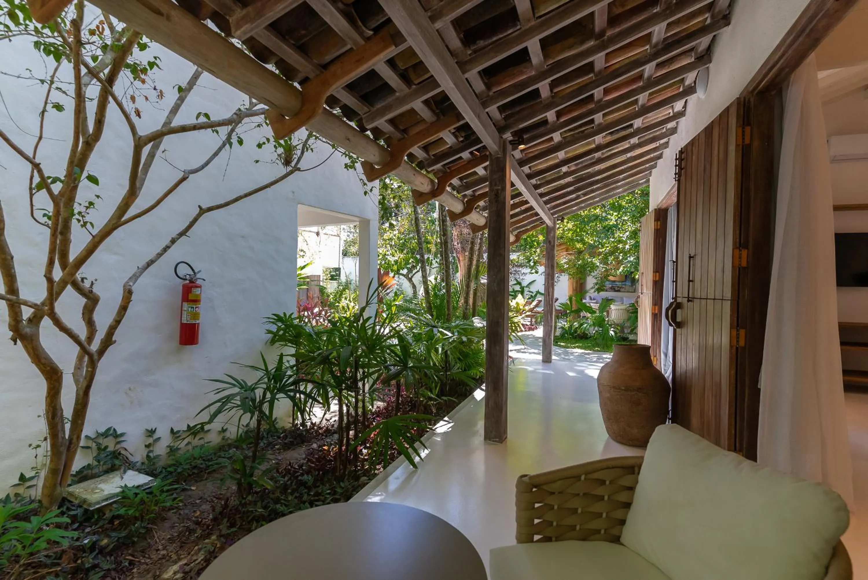 Patio in Hotel Vila São João