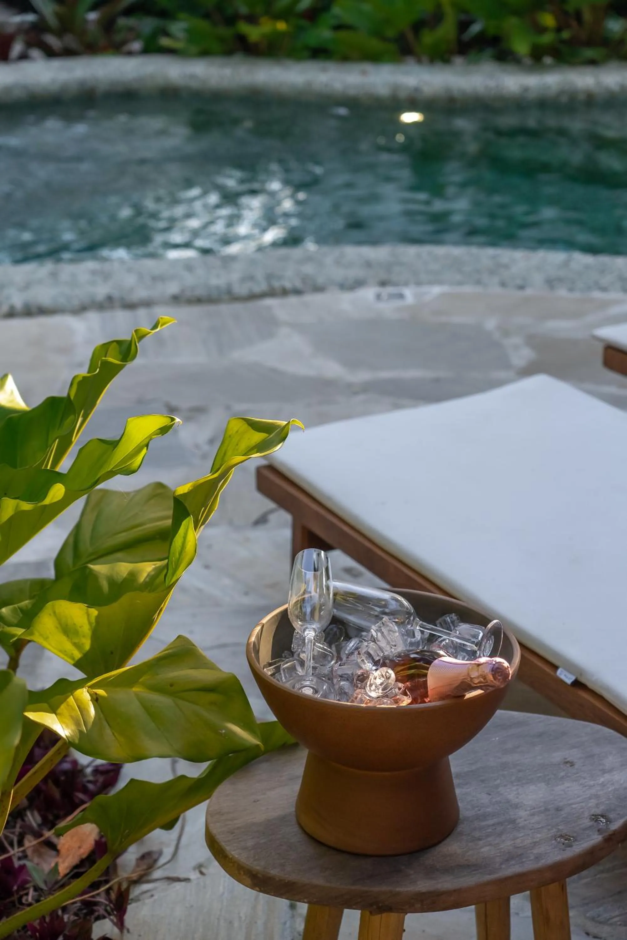 Swimming pool in Hotel Vila São João