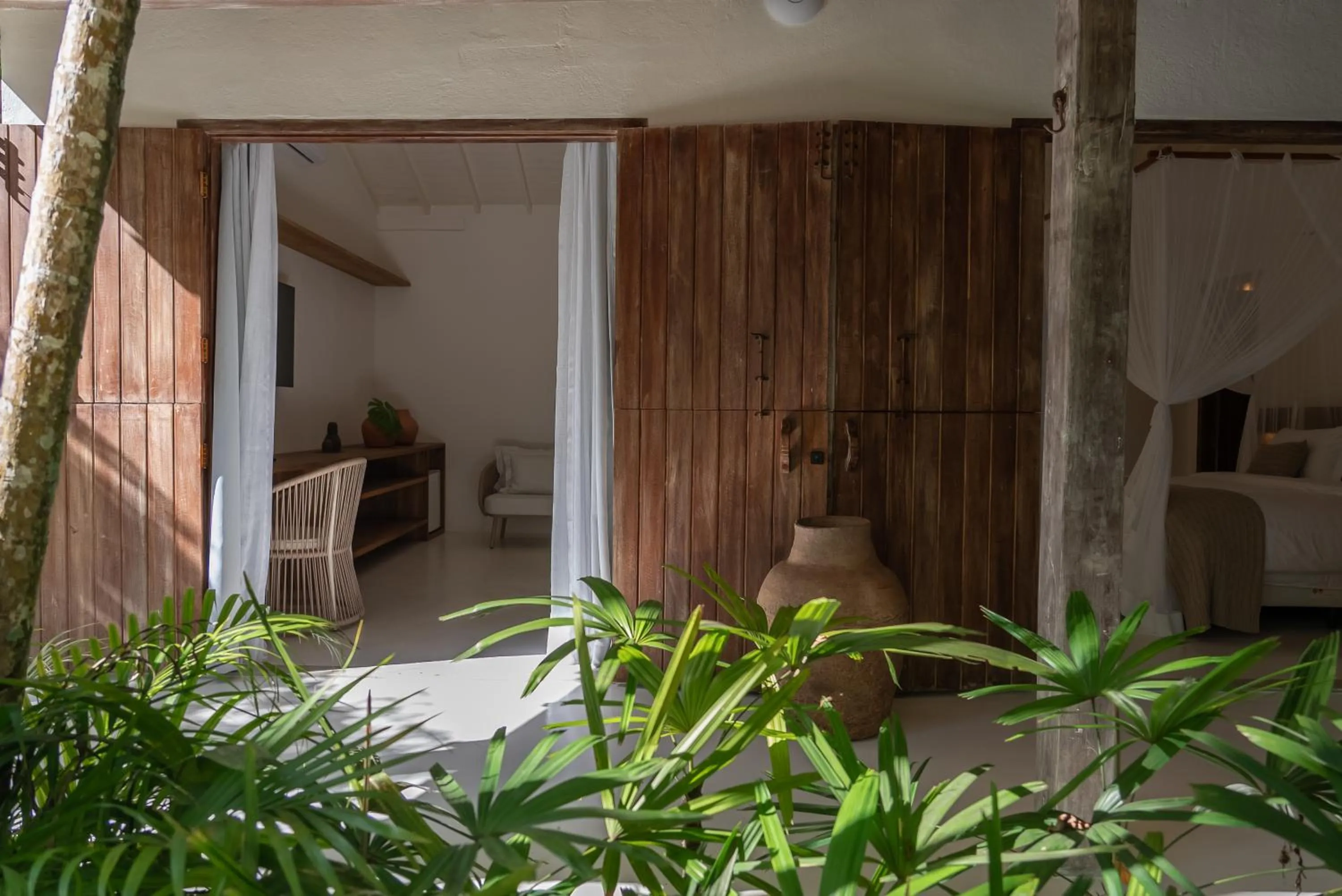Garden view in Hotel Vila São João