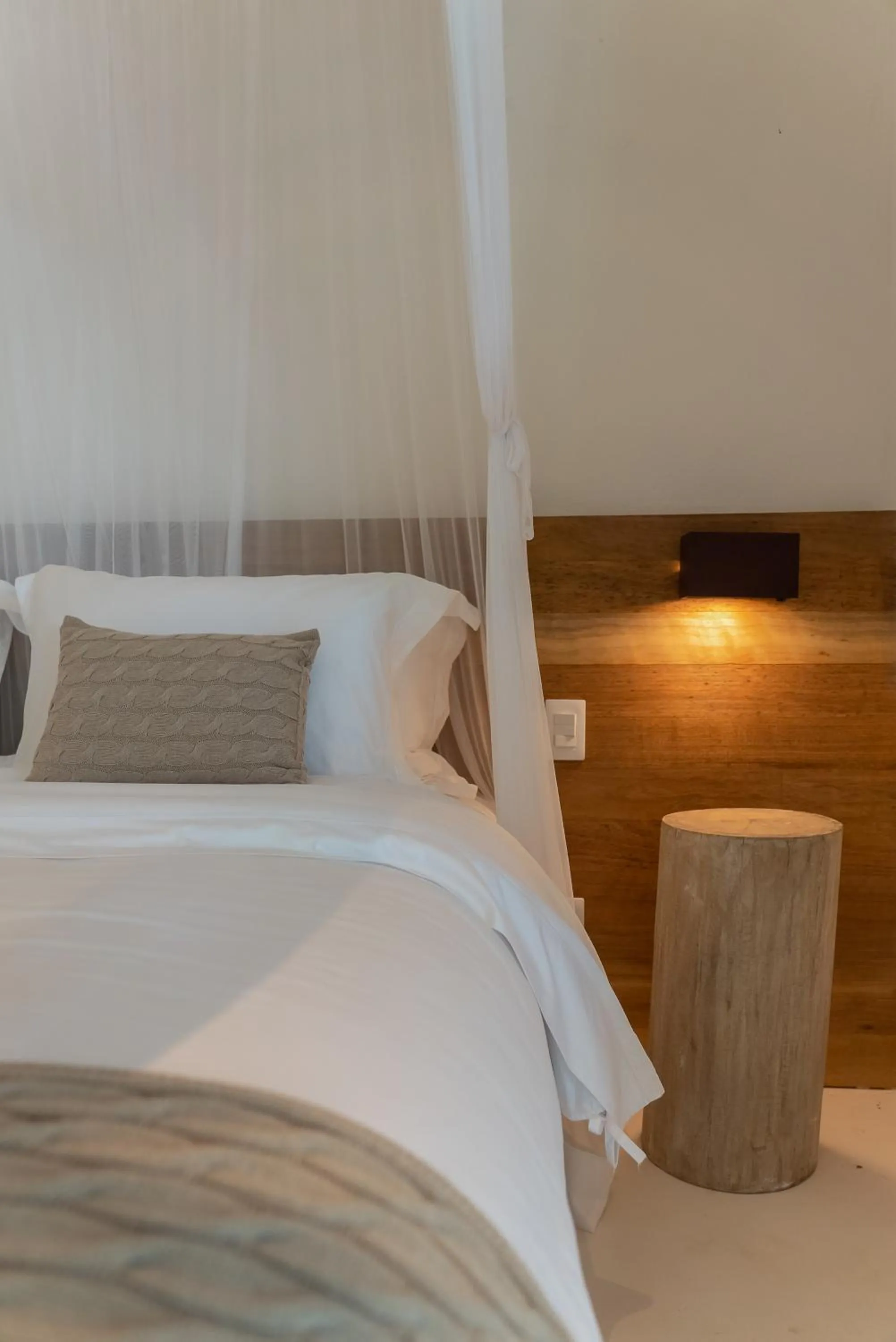 Bed in Hotel Vila São João