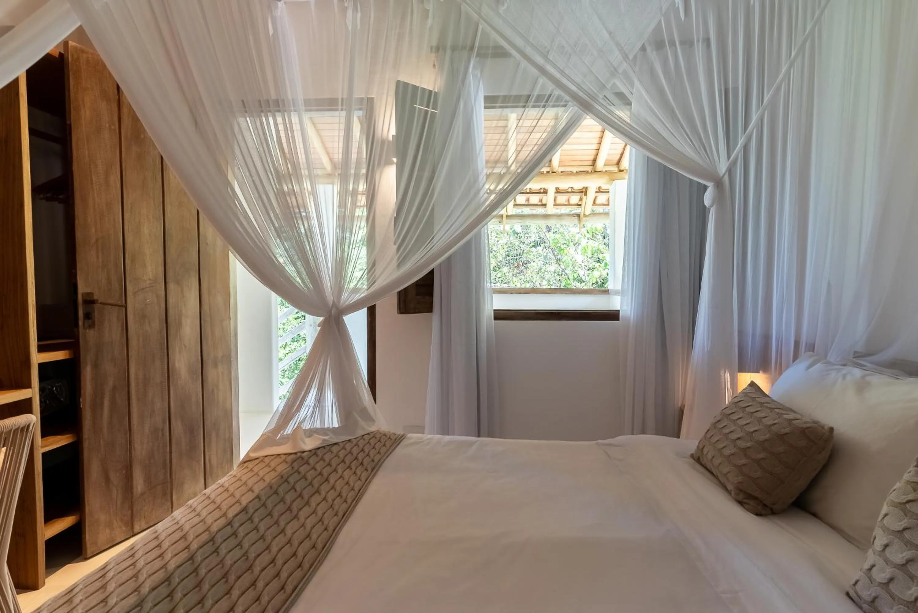 Bed in Hotel Vila São João