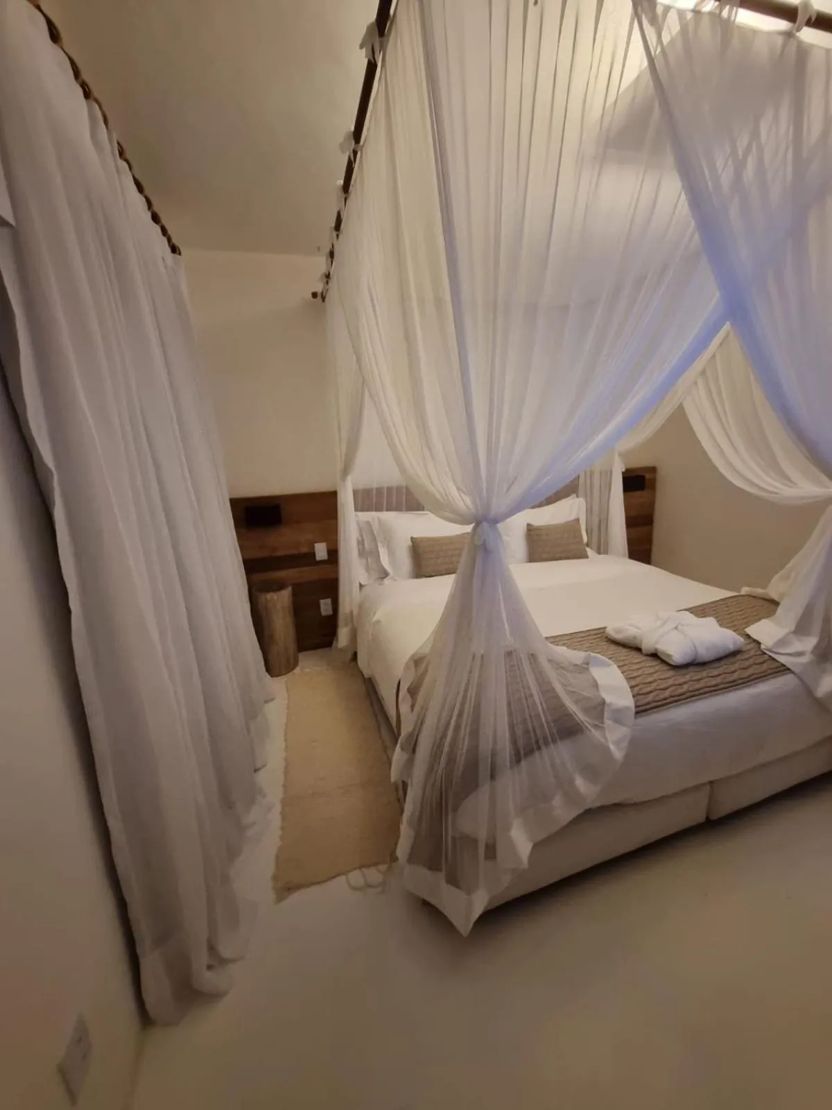 Bed in Hotel Vila São João