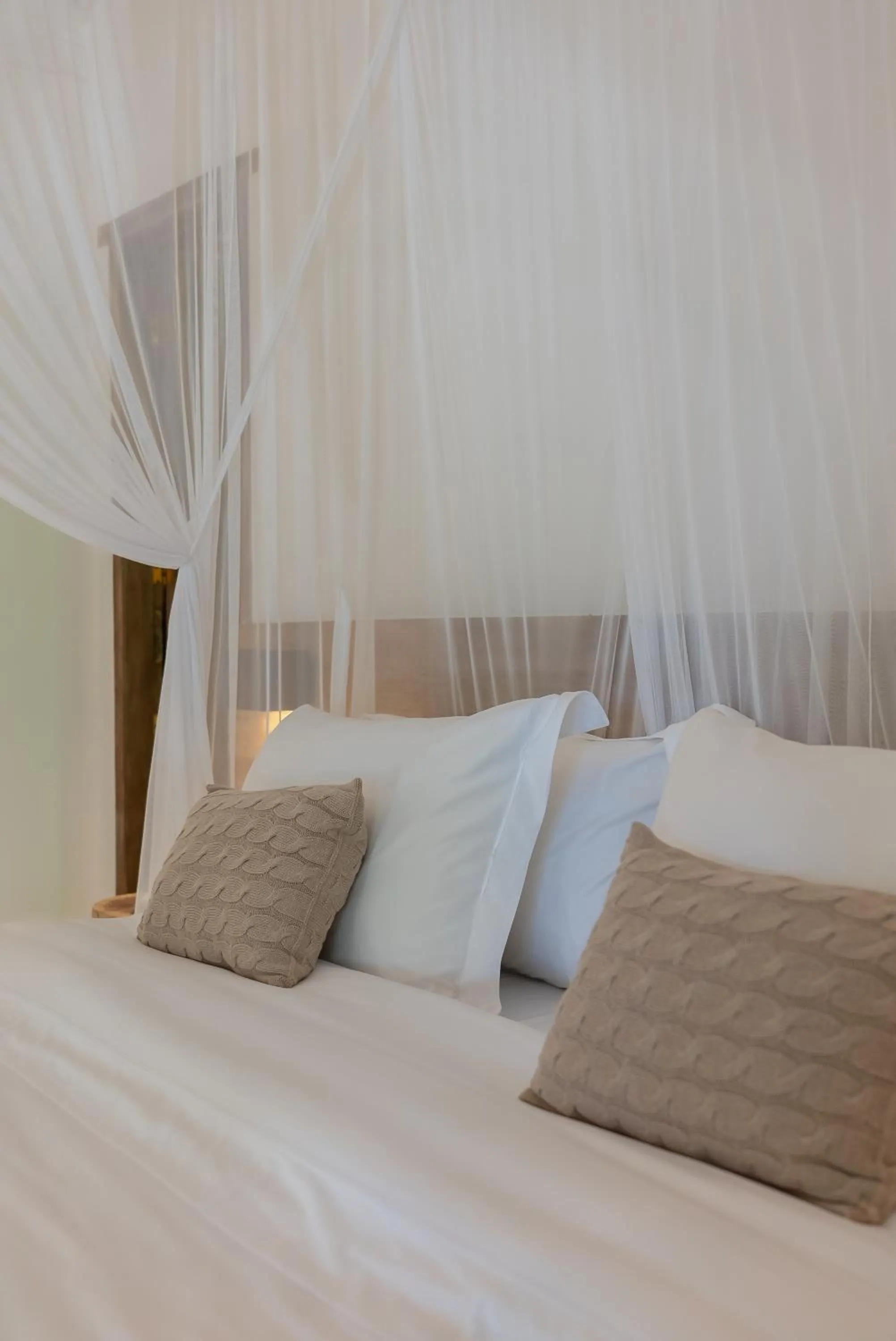 Bed in Hotel Vila São João