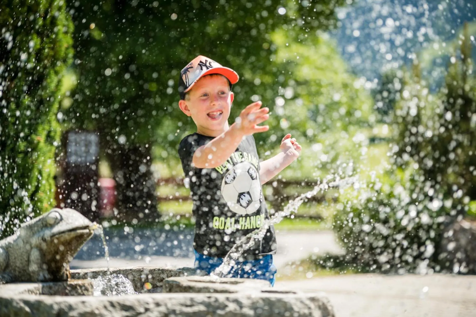 Children play ground in Apartmenthotel Sonnenhof