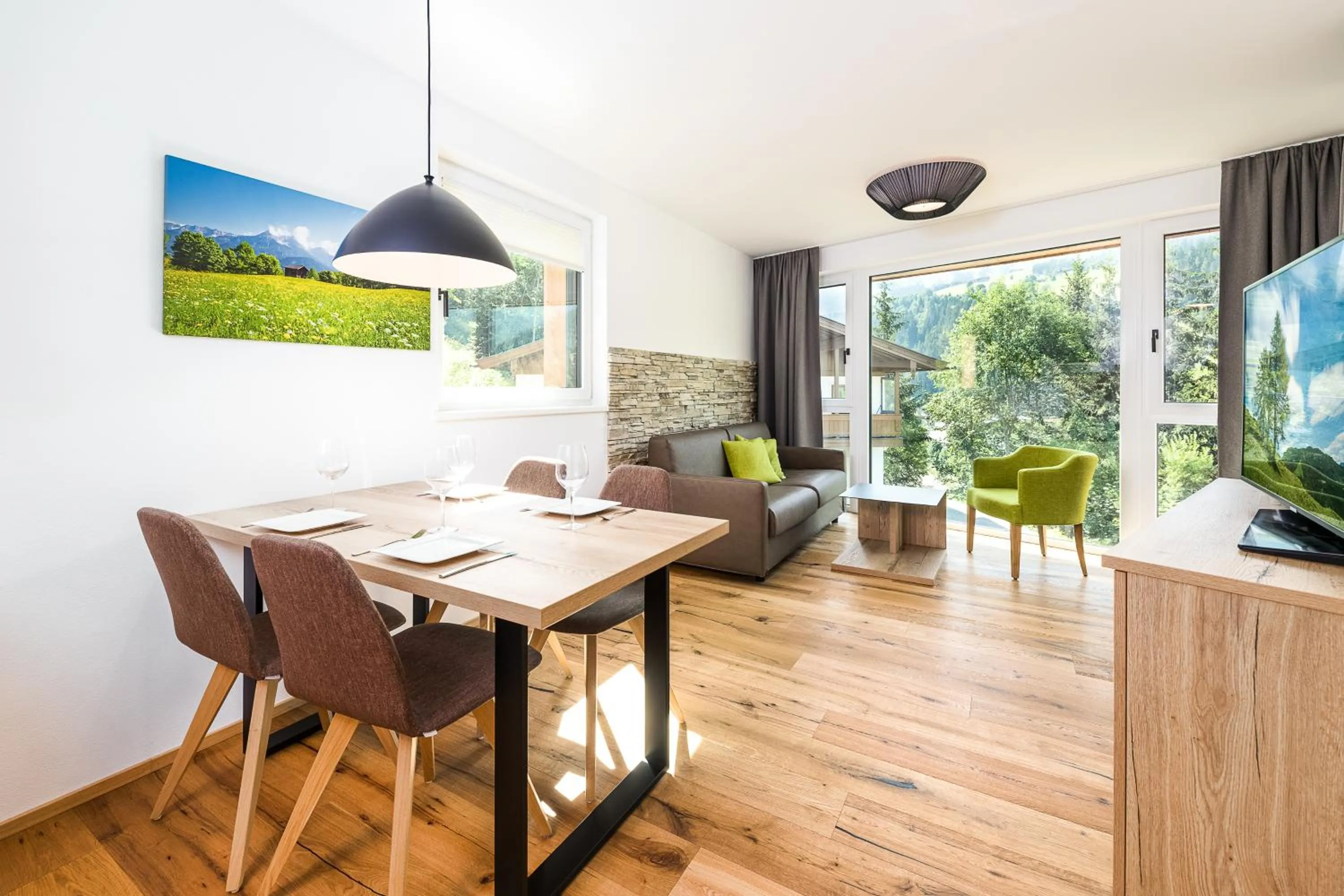 Living room in Apartmenthotel Sonnenhof