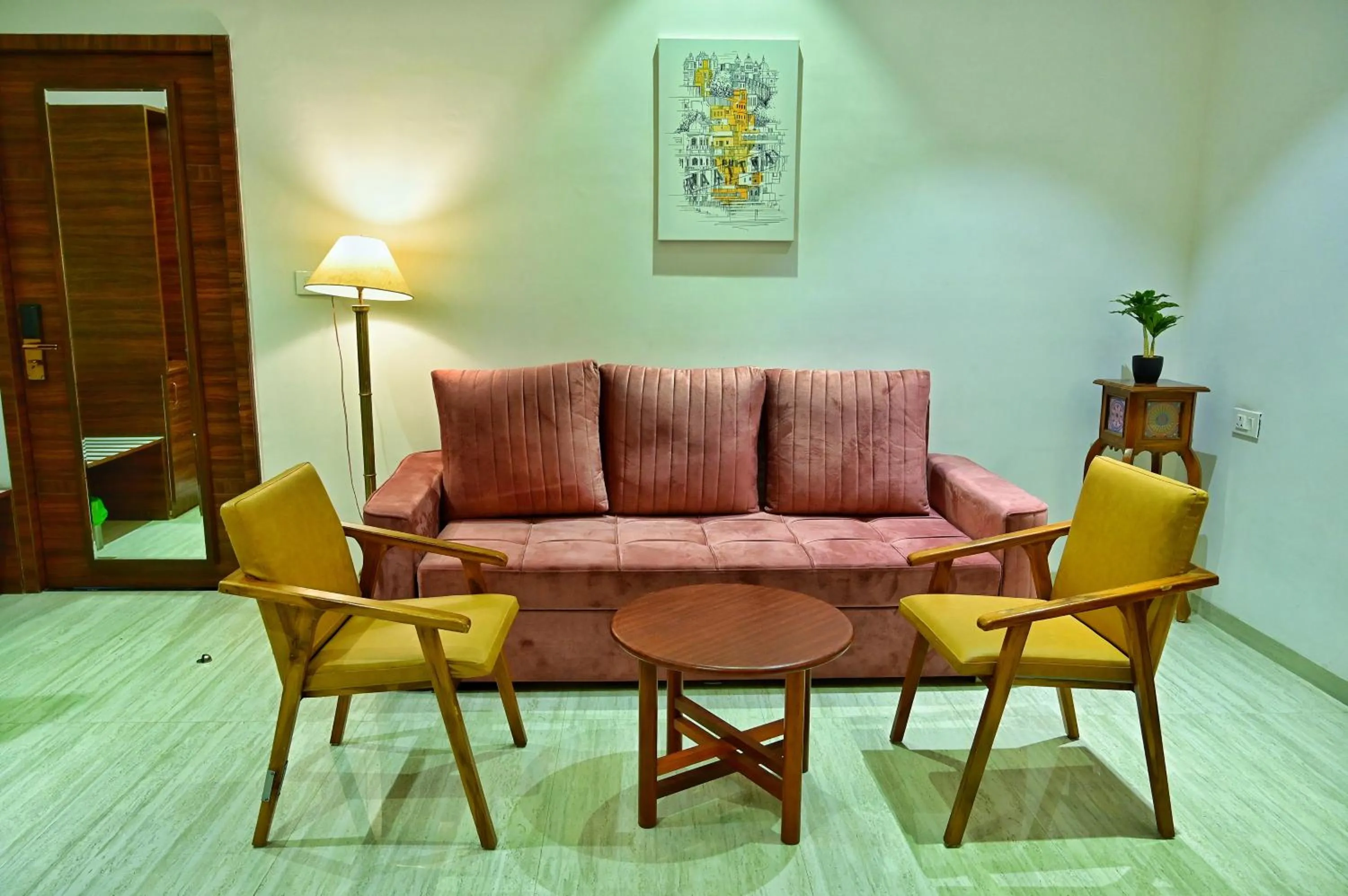 Seating area in The One Hotel Nashik