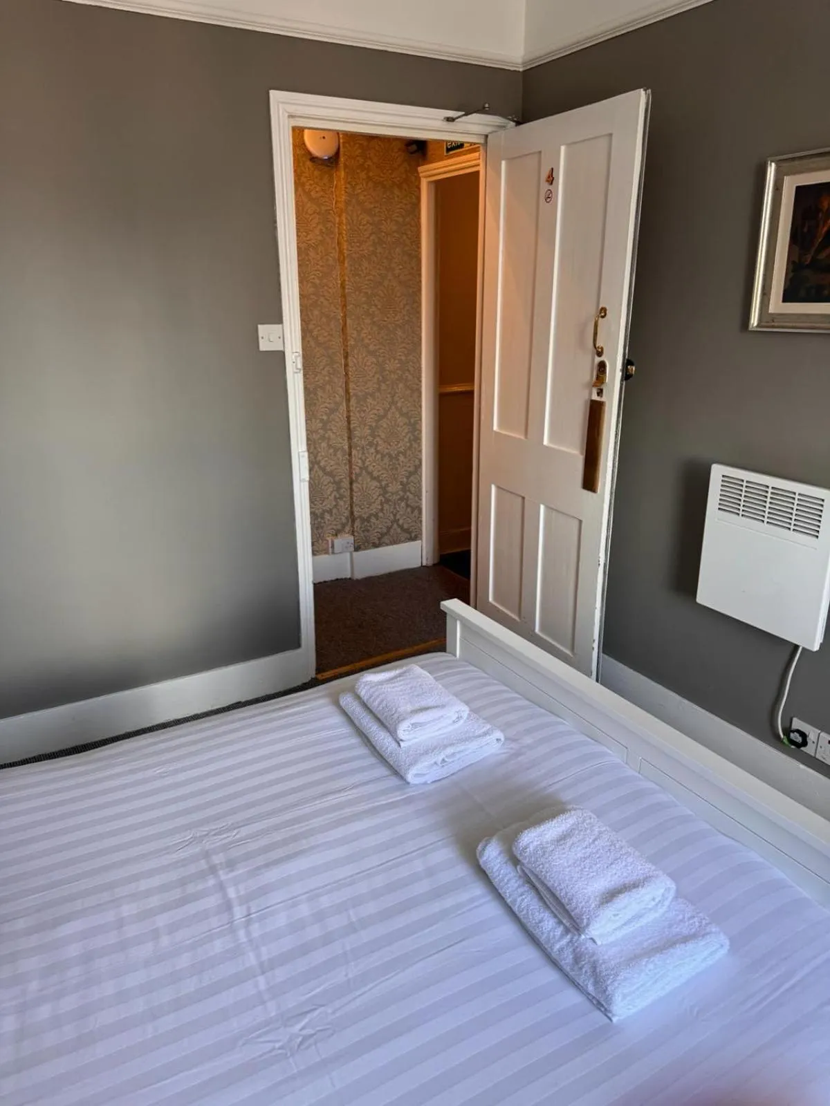 Bed in Waterfront Hotel