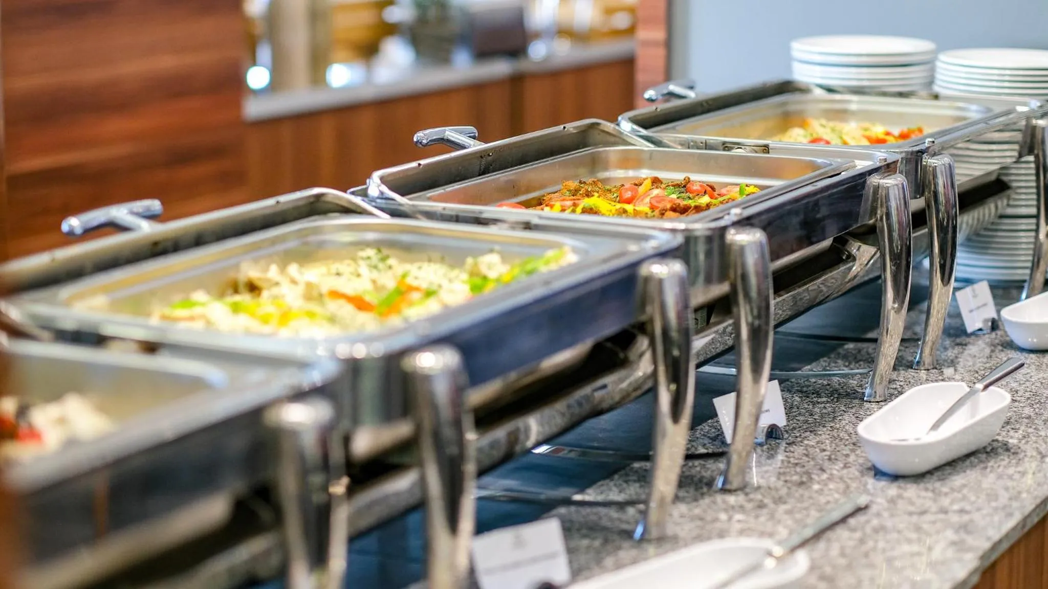 Buffet breakfast in Warsaw Plaza Hotel