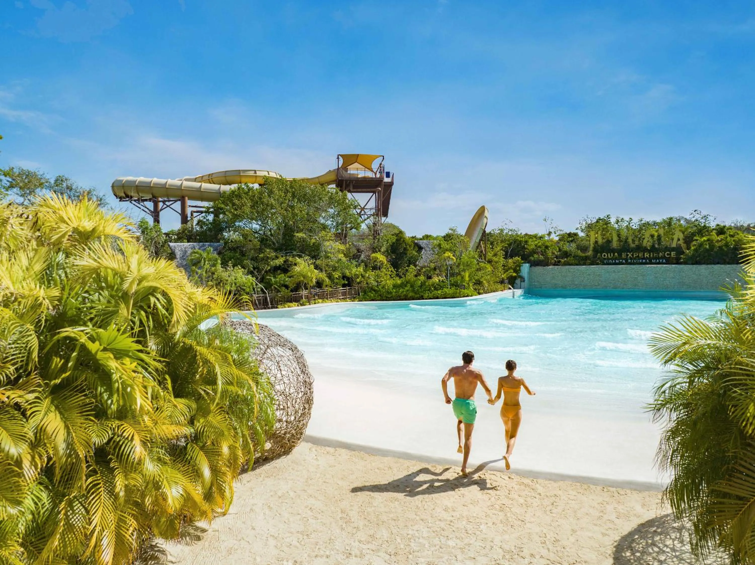 Aqua park in Jungala Hotel at VidantaWorld Riviera Maya