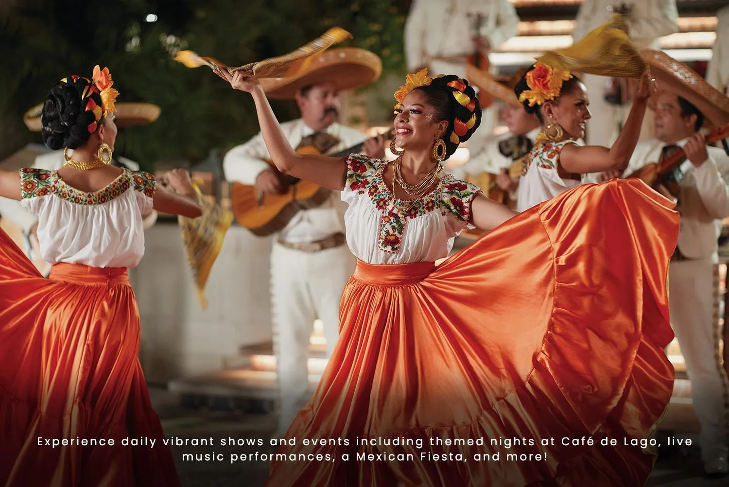 Entertainment in Jungala Hotel at VidantaWorld Riviera Maya