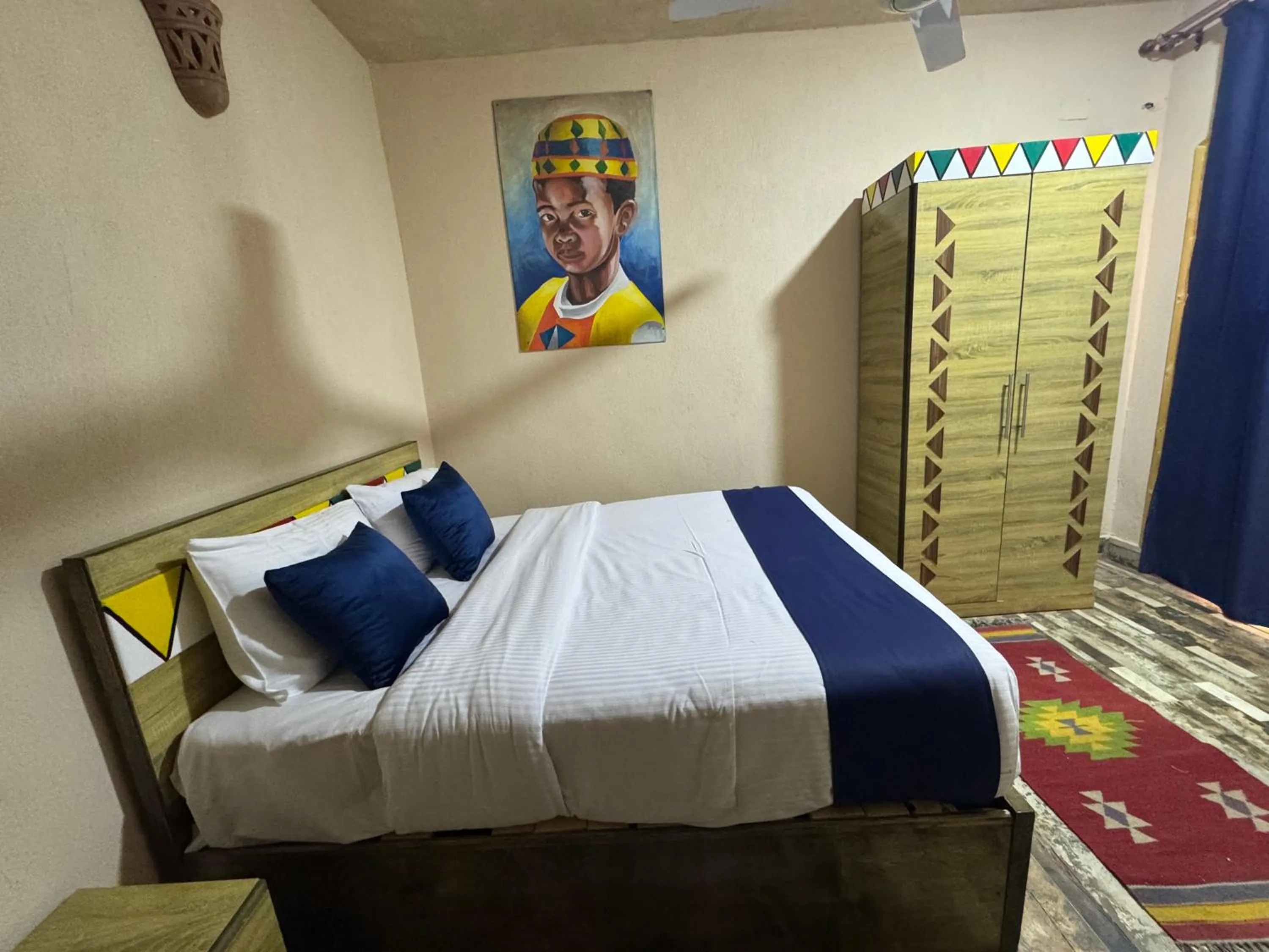 Bed in ACHERTOD Nubian House