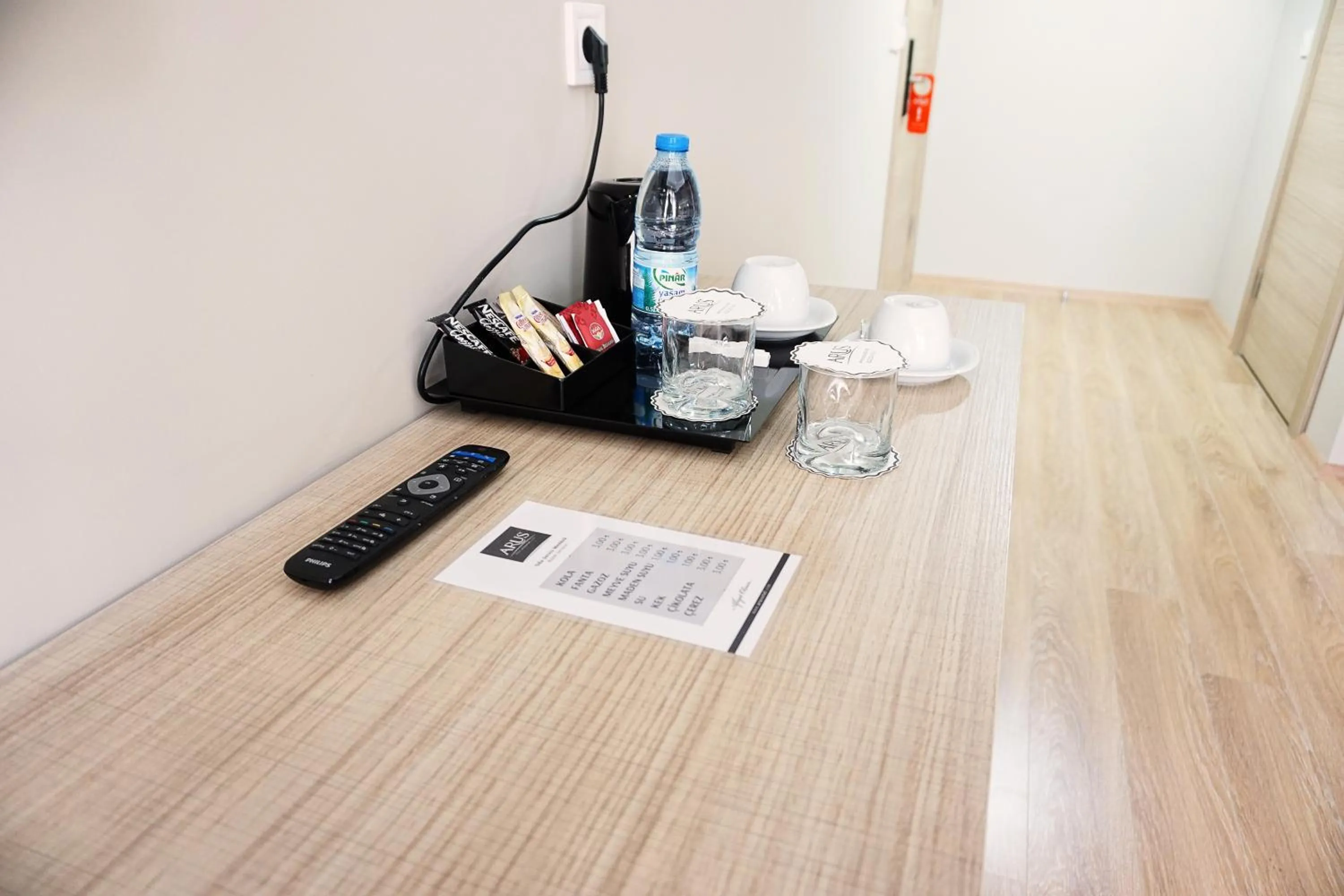 Decorative detail in Arus Hotel