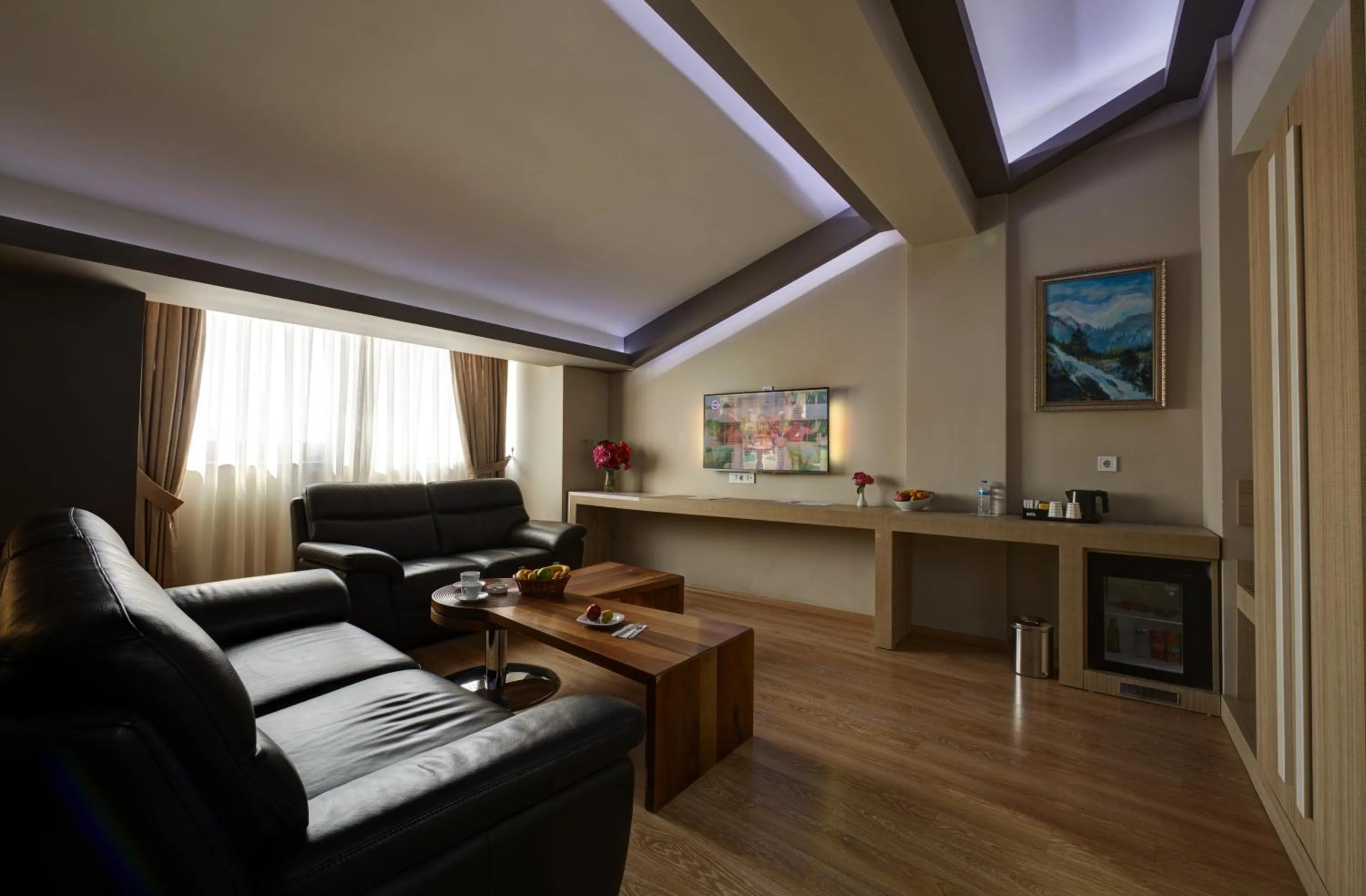 Seating area in Arus Hotel