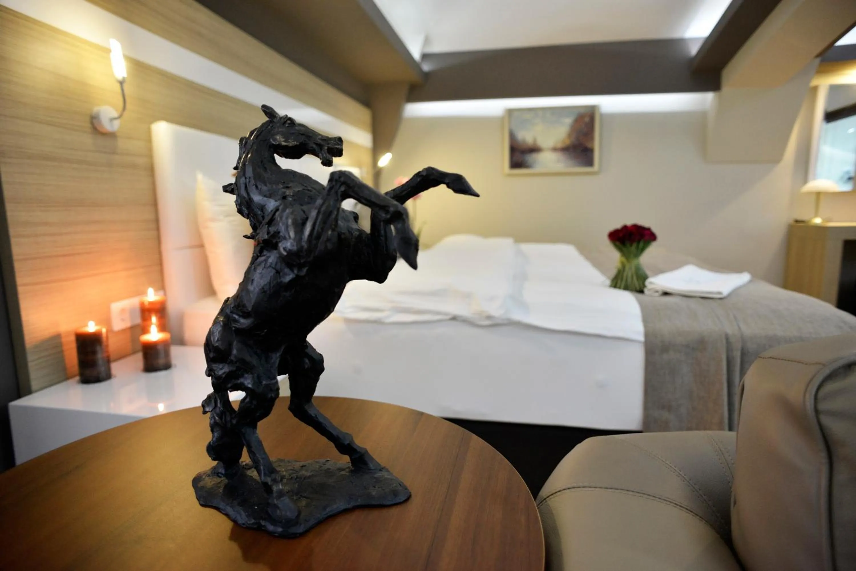 Decorative detail, Bed in Arus Hotel