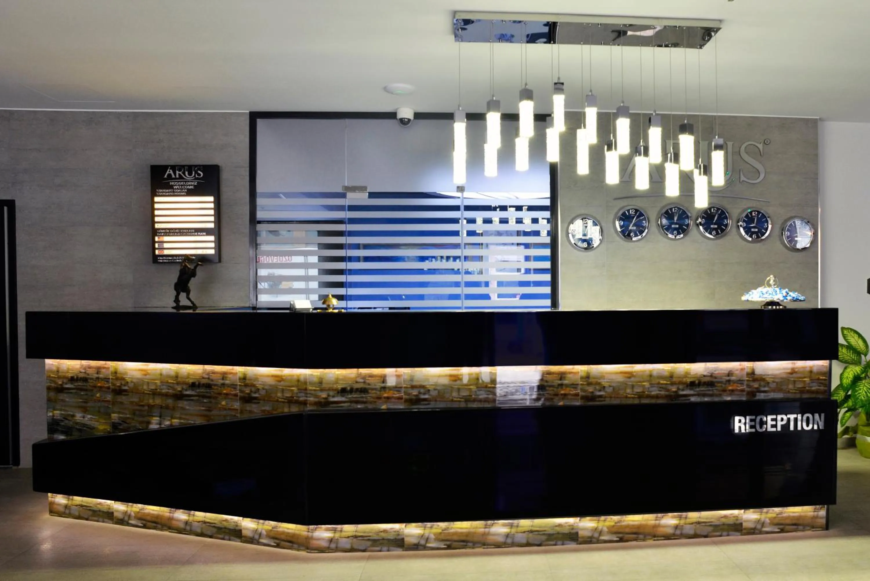 Lobby or reception in Arus Hotel