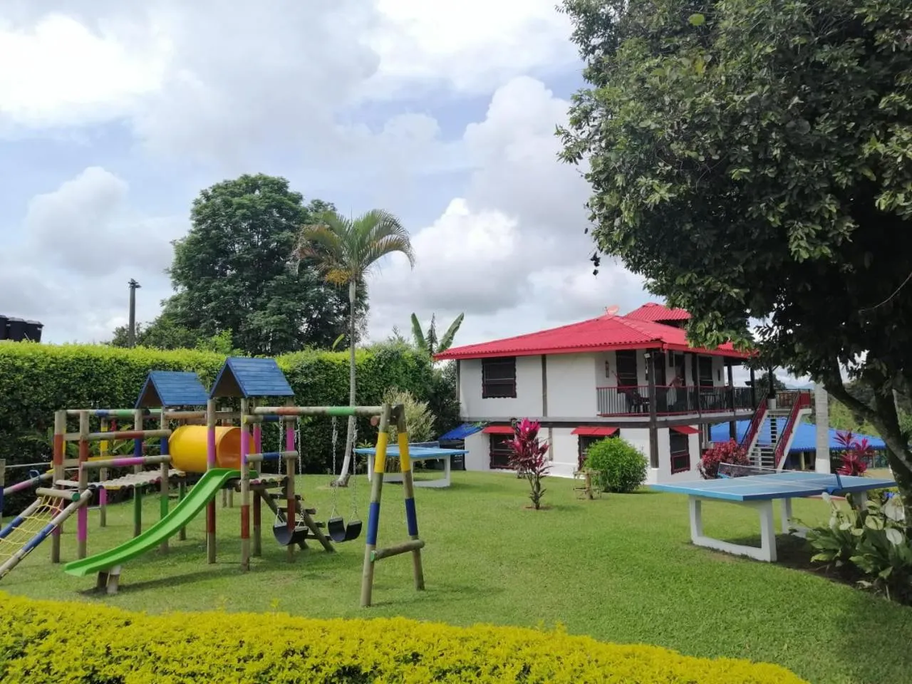 Children play ground in Finca Hotel la Manuela