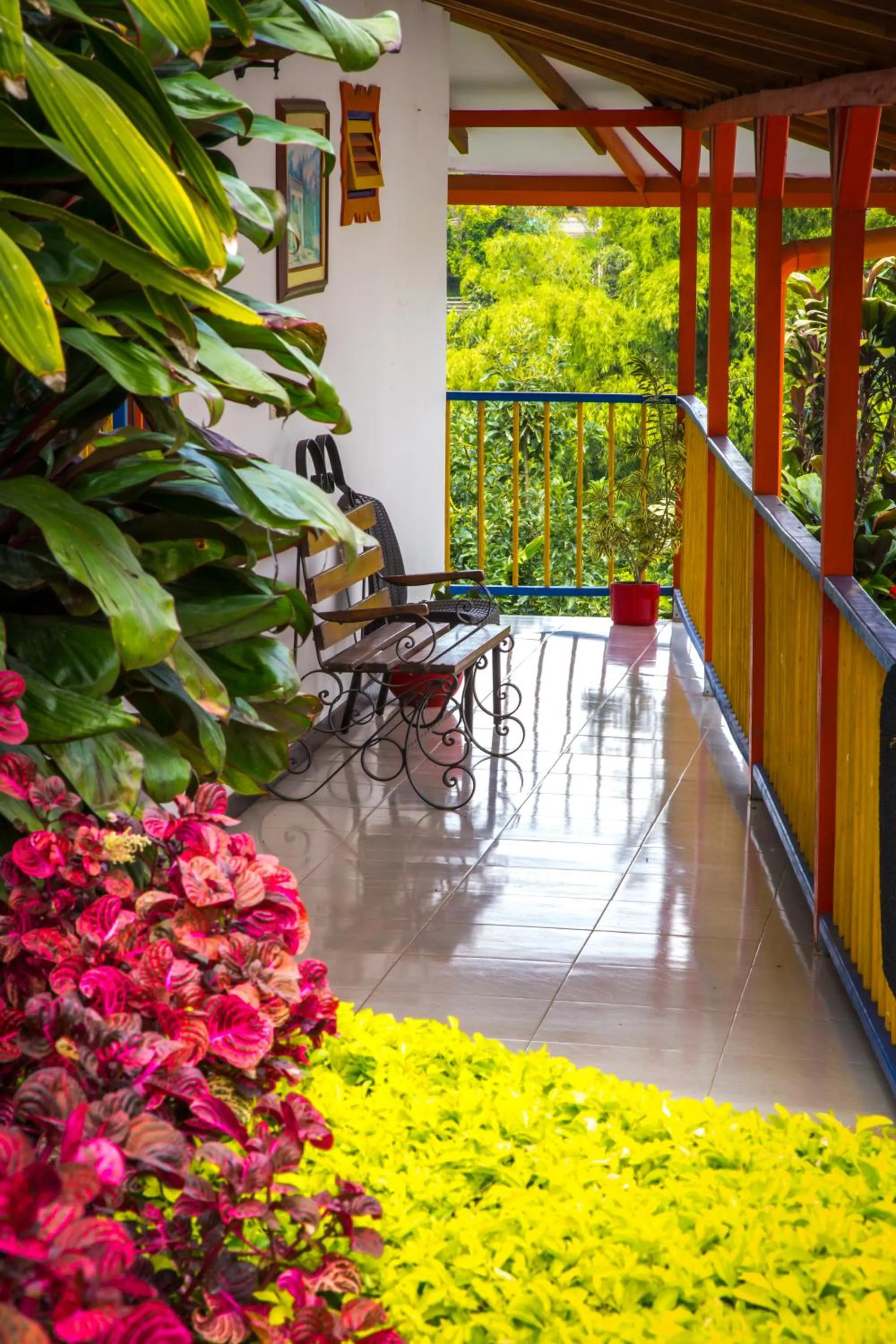 Garden in Finca Hotel la Manuela