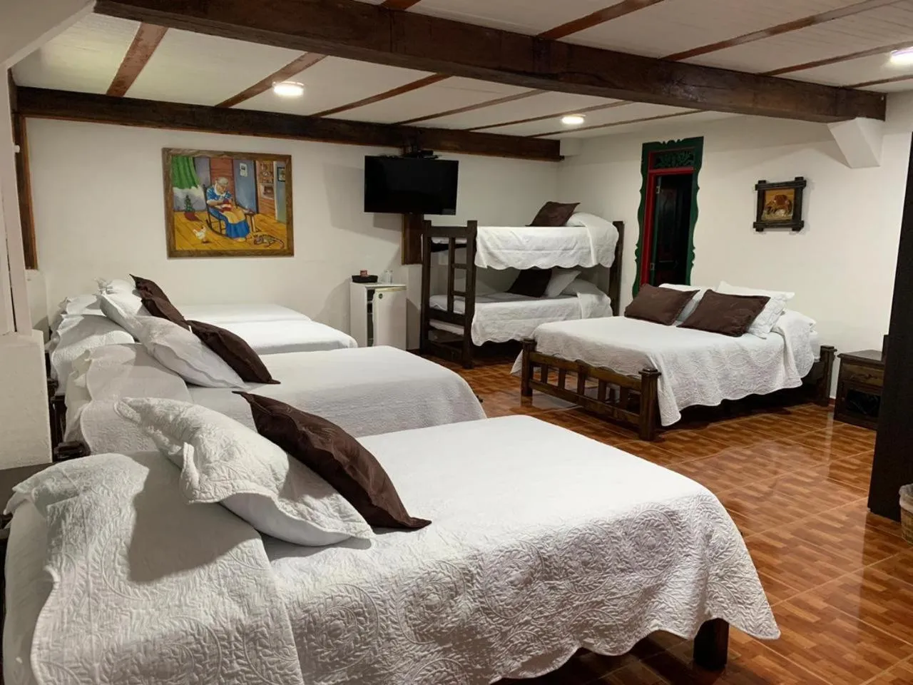 Bed in Finca Hotel la Manuela