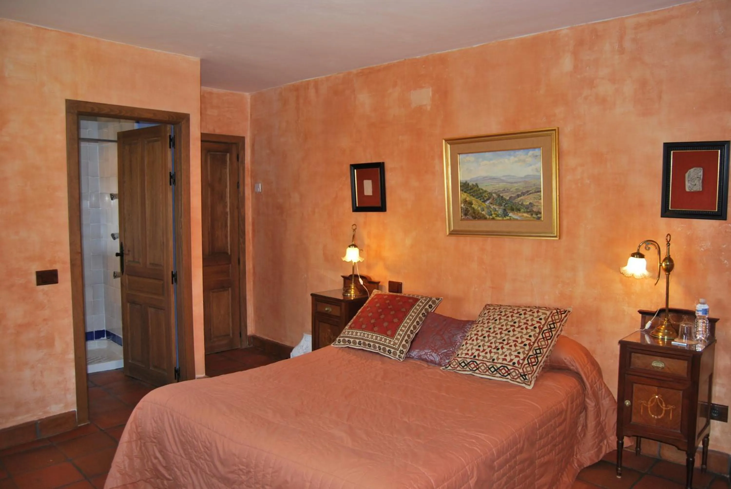 Decorative detail, Bed in La Casa de San Gil