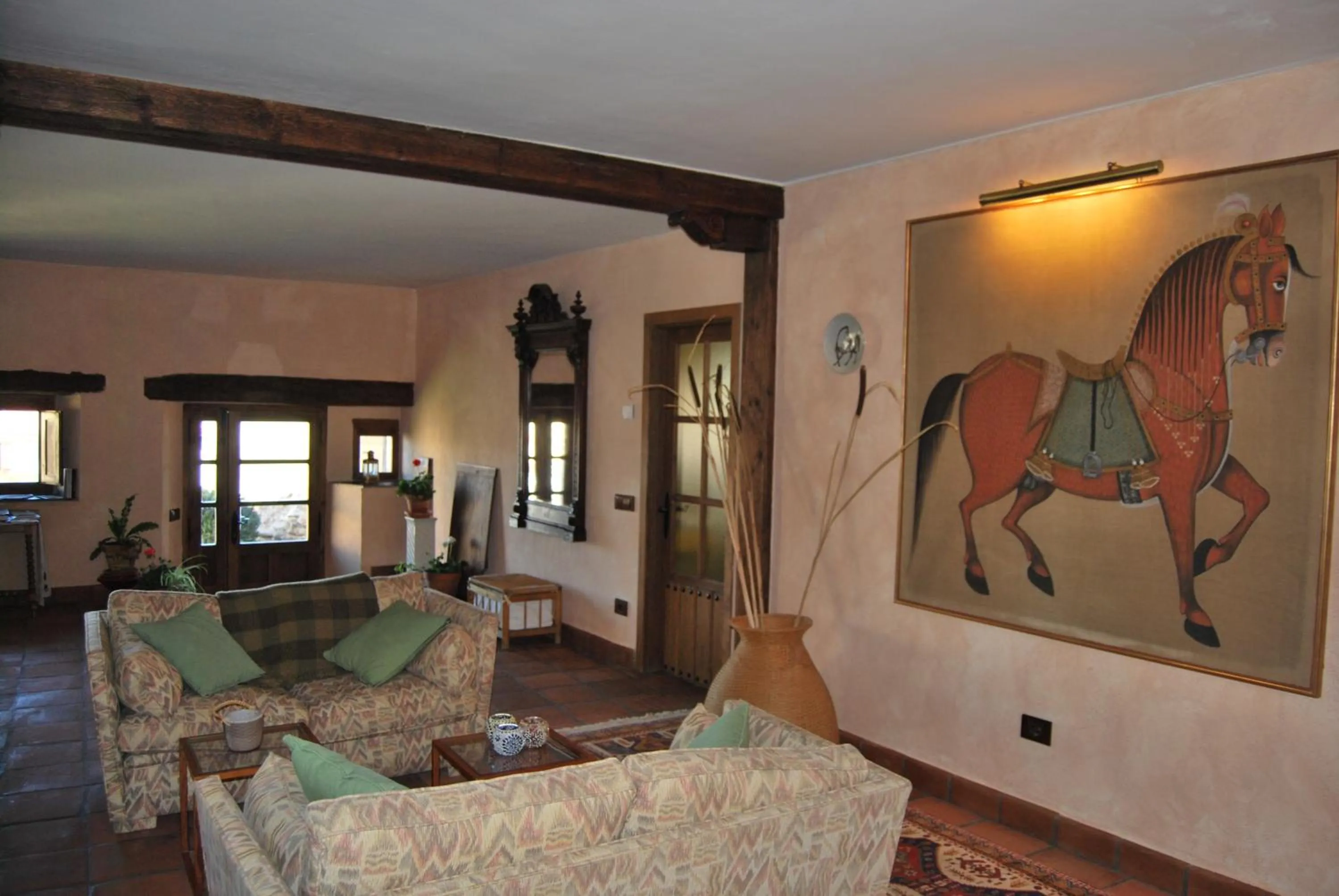 Communal lounge/ TV room in La Casa de San Gil