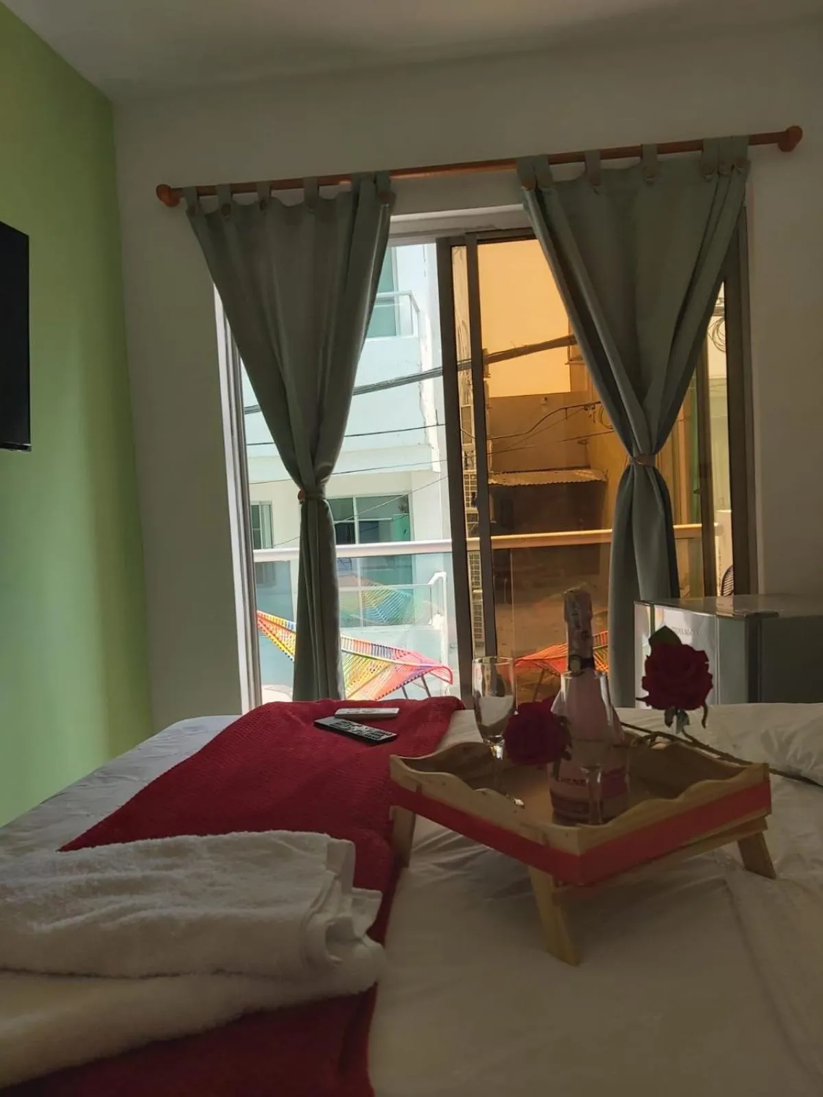 Balcony/Terrace, Bed in Dreimar Hotel Boutique