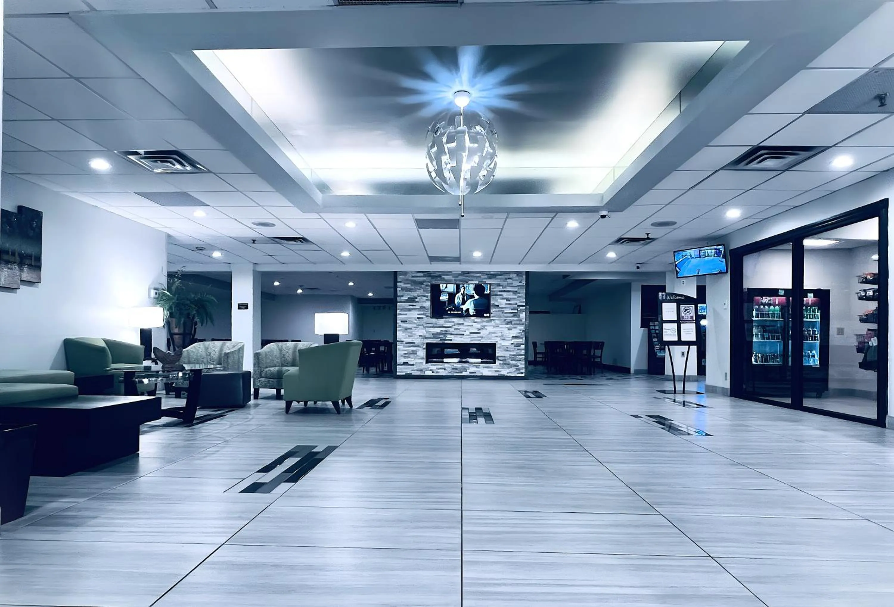 Lobby or reception in Indy Hotel