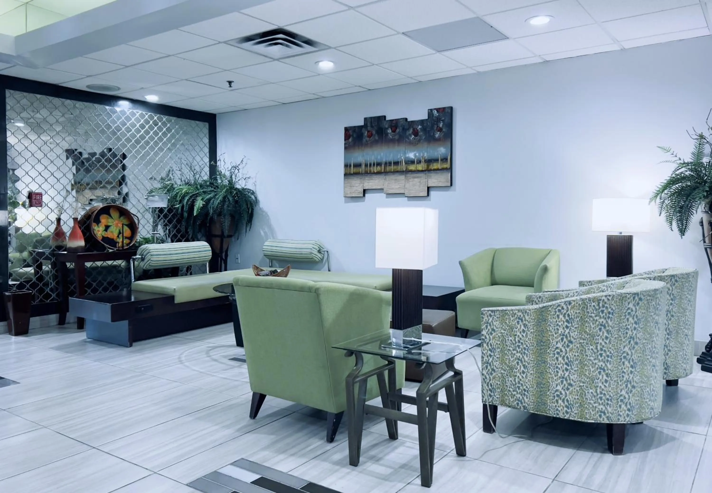 Seating area in Indy Hotel