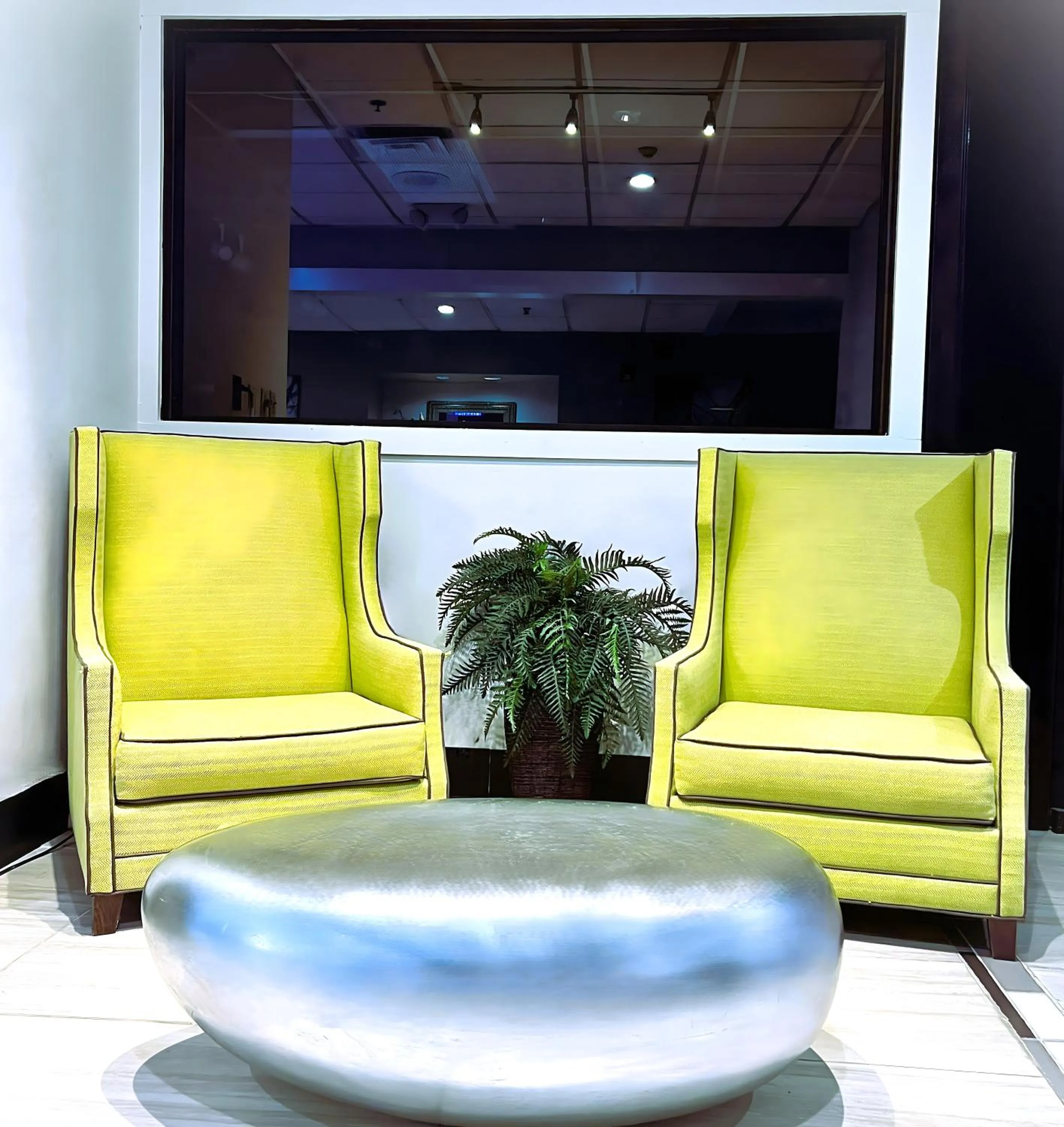 Seating area in Indy Hotel