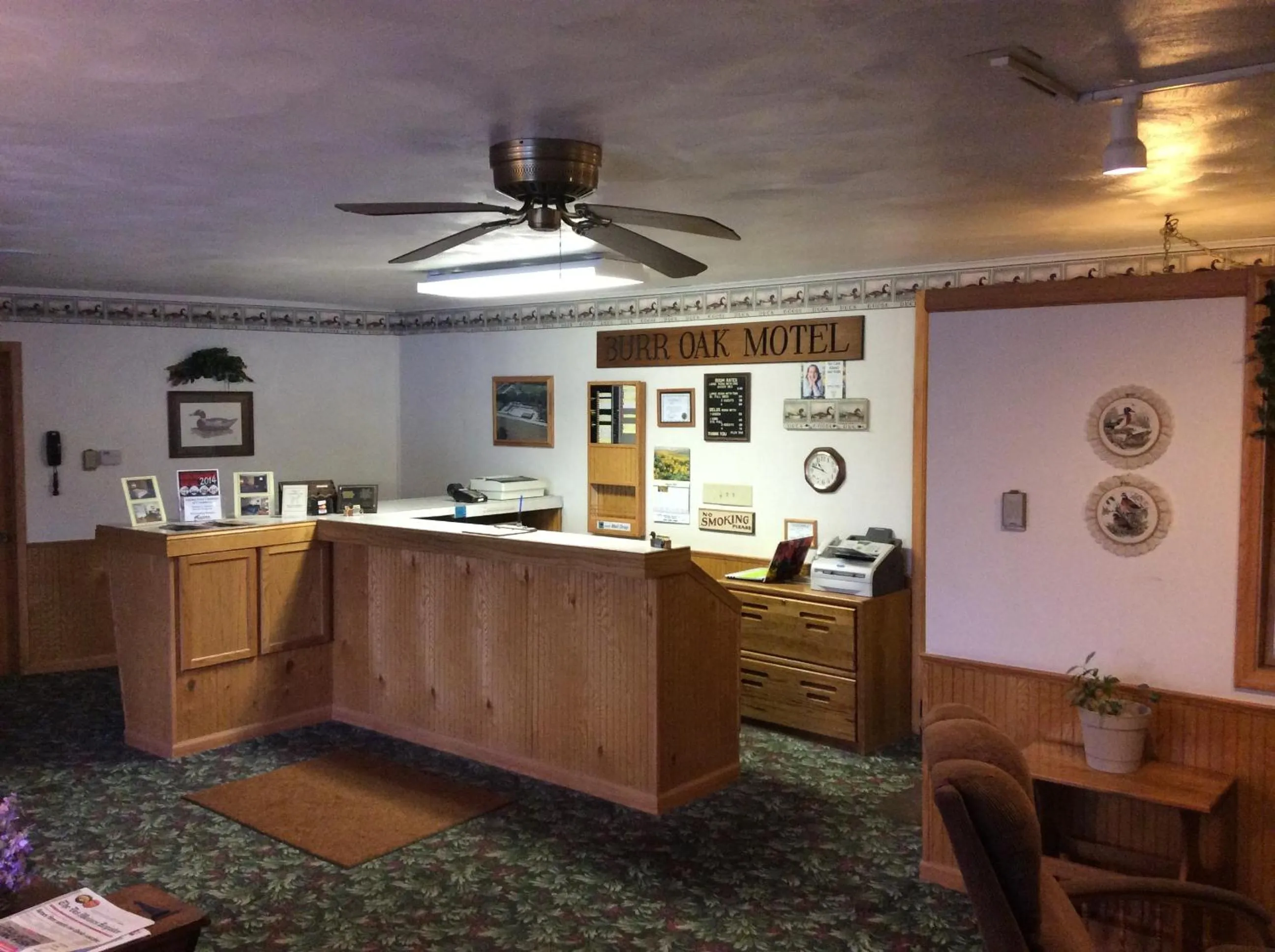 Lobby or reception in Burr Oak Motel