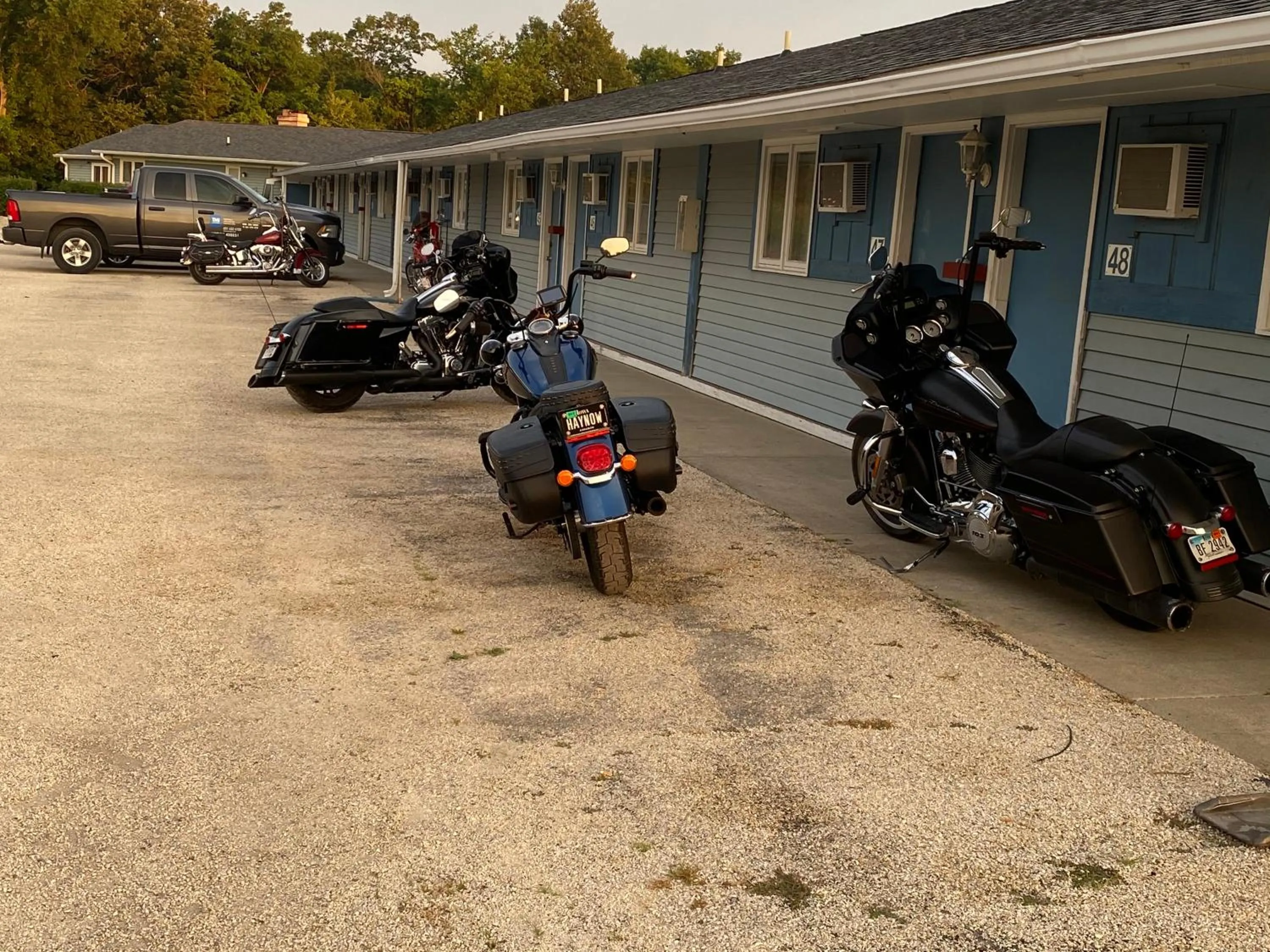 Property building in Burr Oak Motel