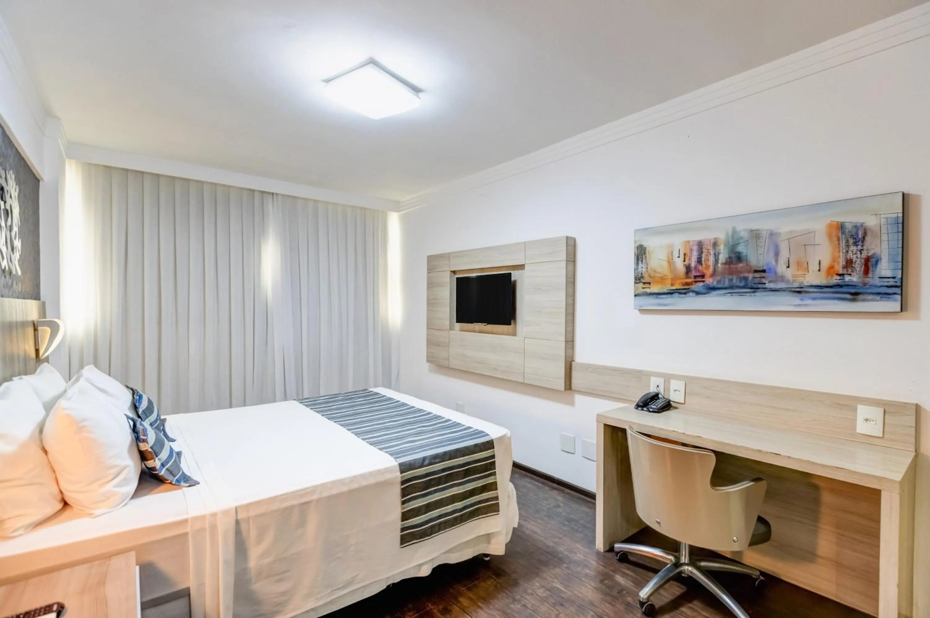 Bedroom, Bed in Allia Gran Pampulha Suites